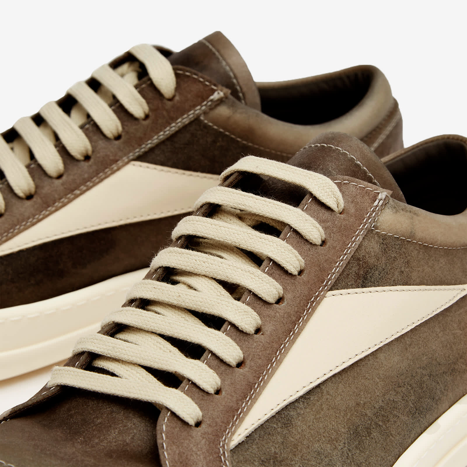 Rick Owens Leather Vintage Sneaks