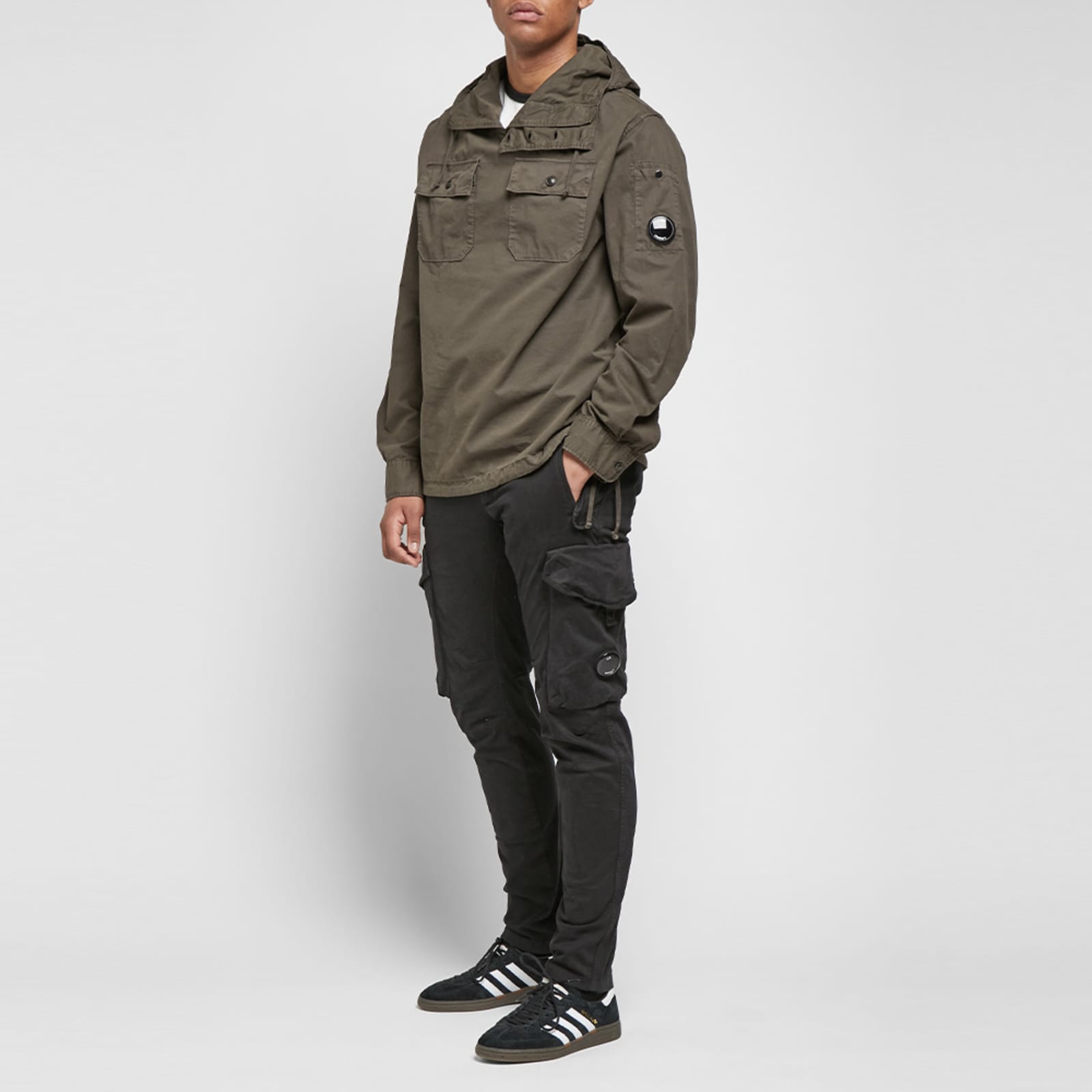 C.P. Company Arm Lens Popover Smock Olive END.