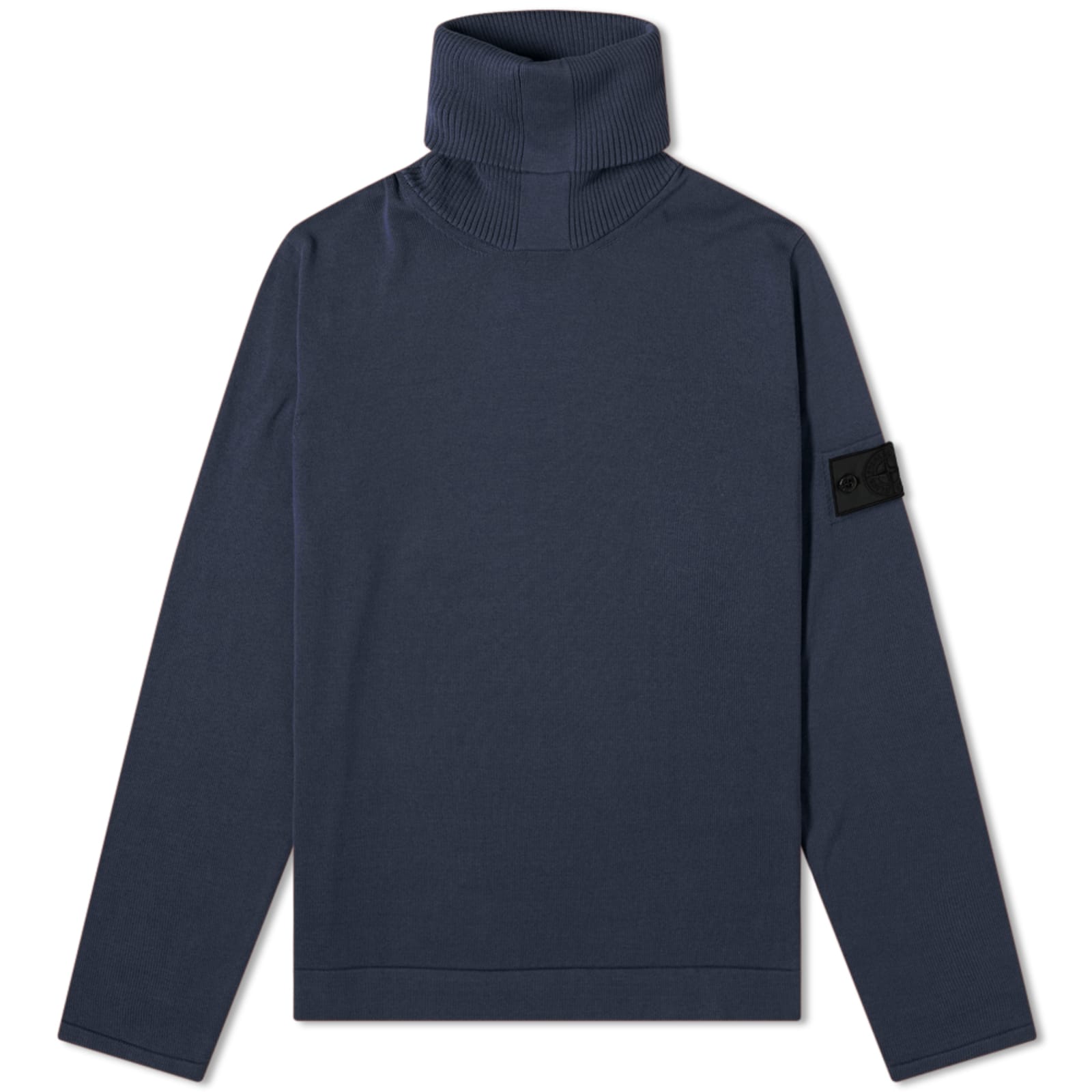 Stone Island Shadow Project Pure Cotton Roll Neck Knit Navy END. (US)