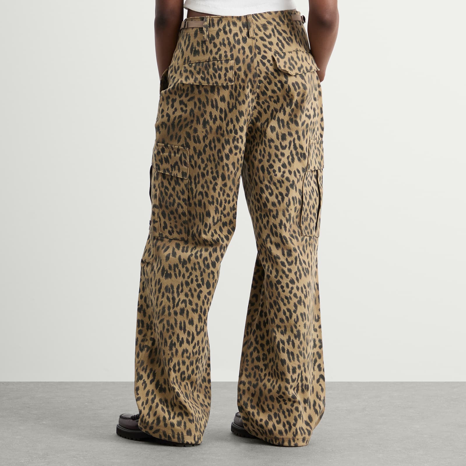 SUNDAYFRUITMARKET Sun Leopard Cargo Pants