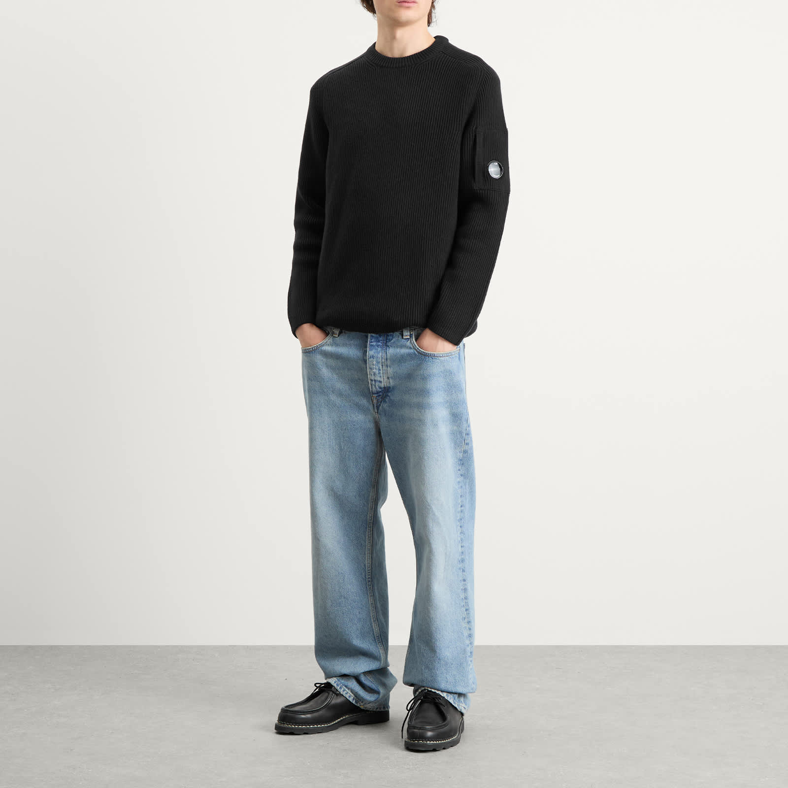 C.P. Company Full Rib Crew Neck Jumper