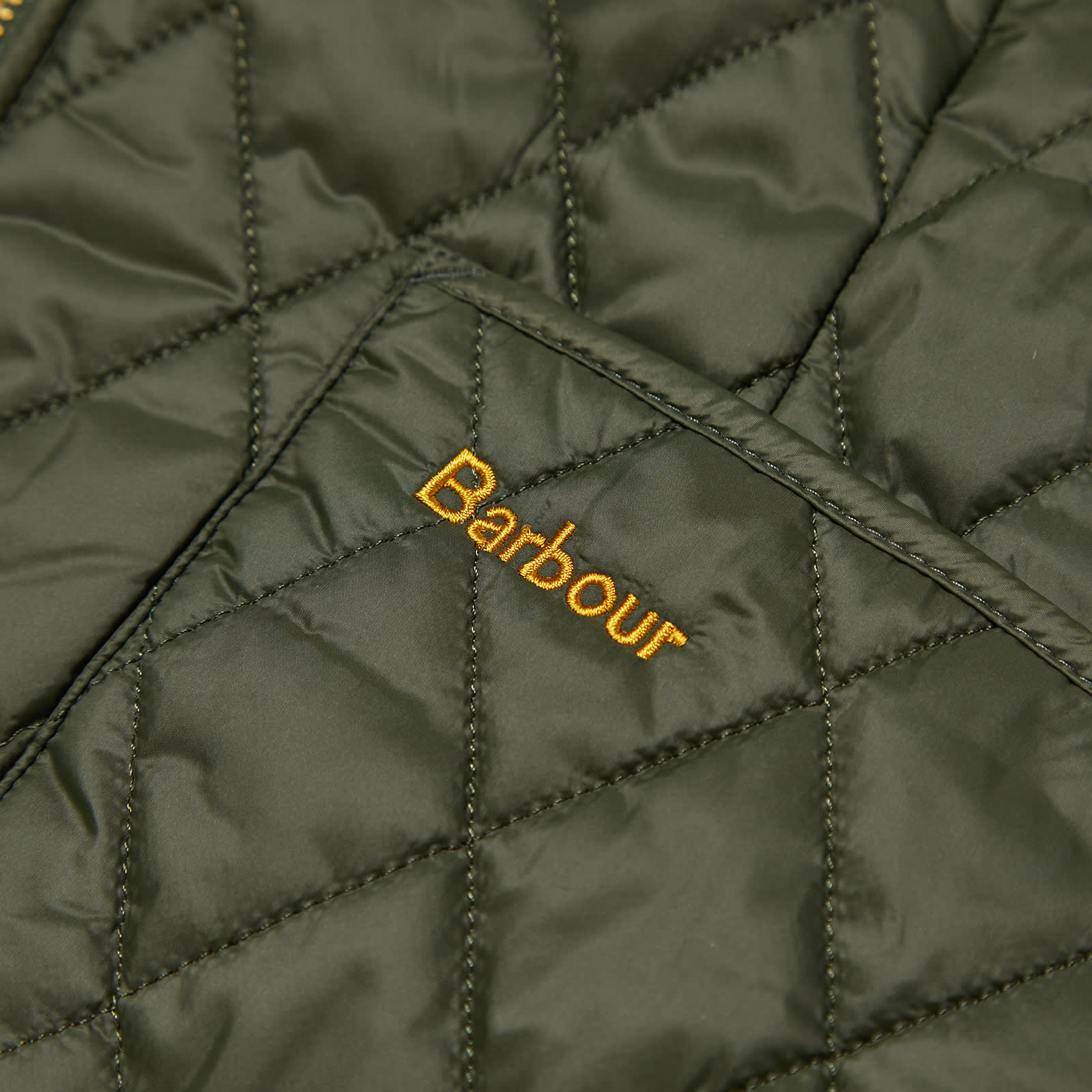 Barbour Markenfield Quilt Liner Olive & Natural END.