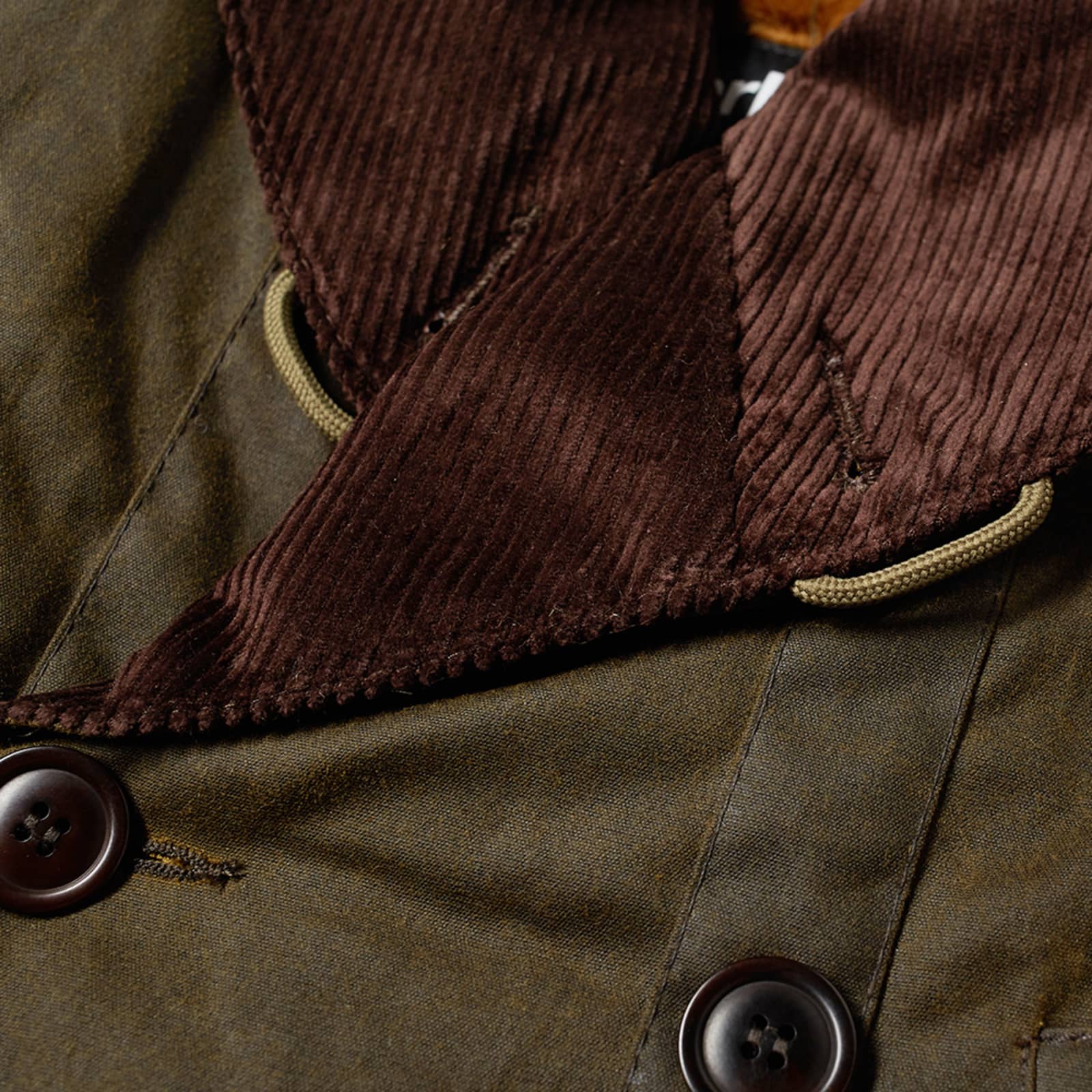 Barbour x Engineered Garments Mackinaw Wax Jacket Olive END.