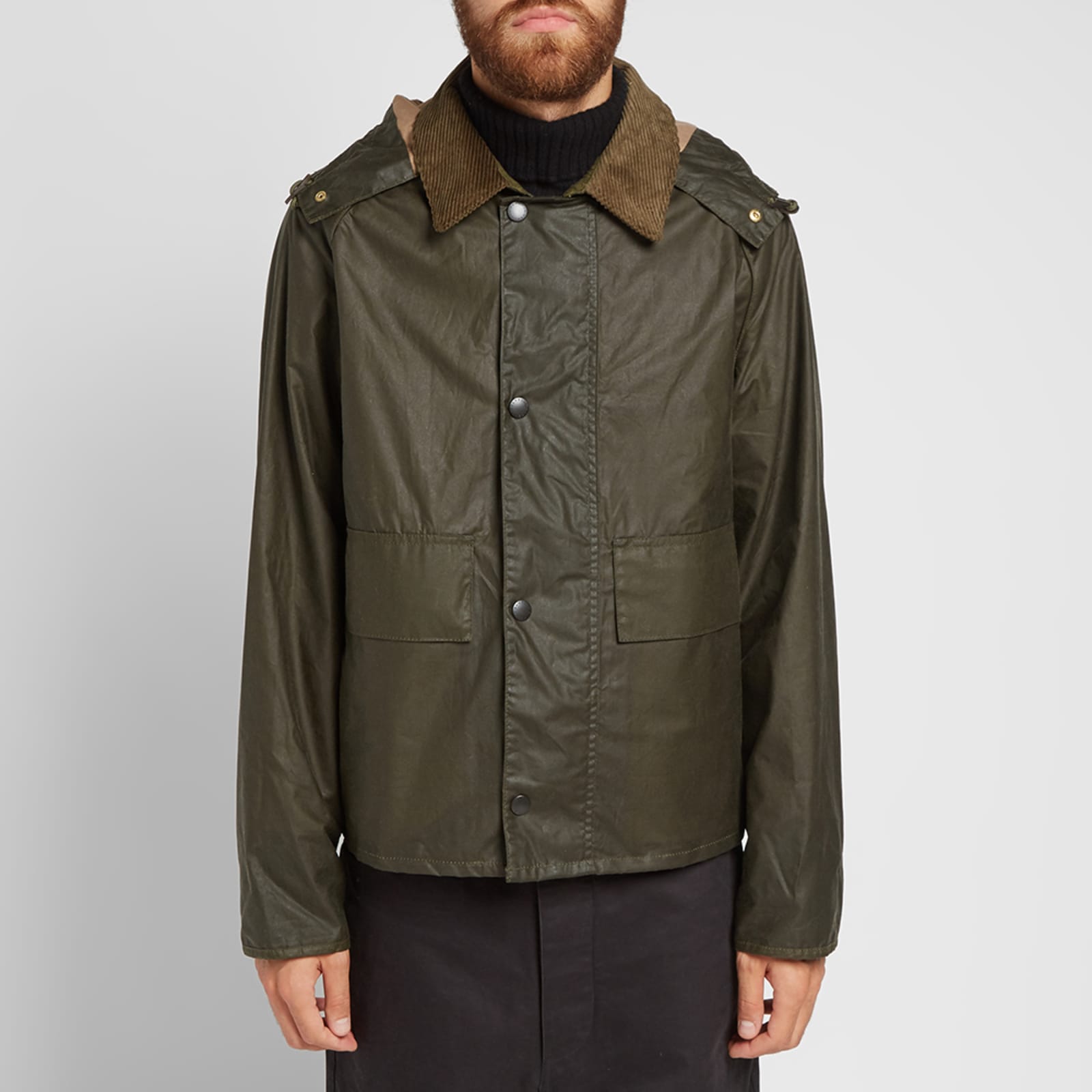 Barbour margaret howell wax poncho clearance