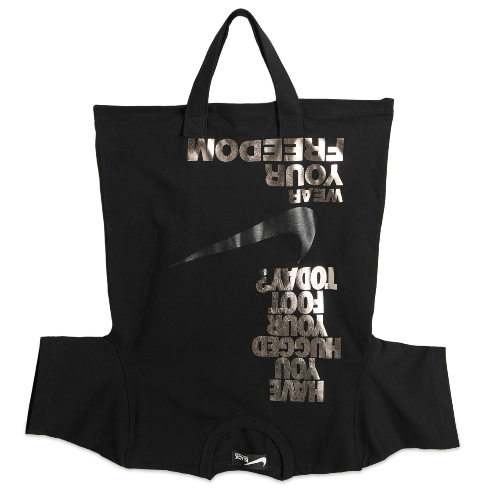 Comme des Garçons Black x Nike Tote Bag