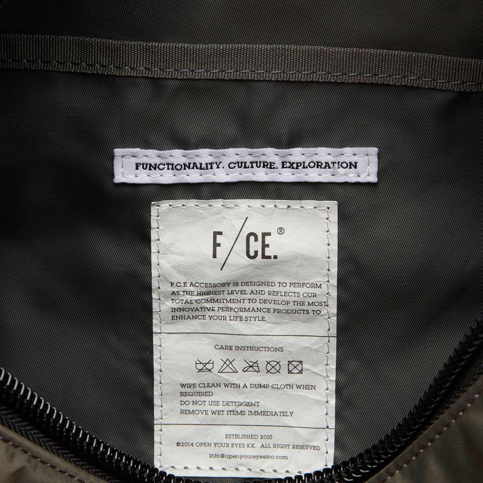 F/CE. Textured Twill 2-Way Shoulder Bag