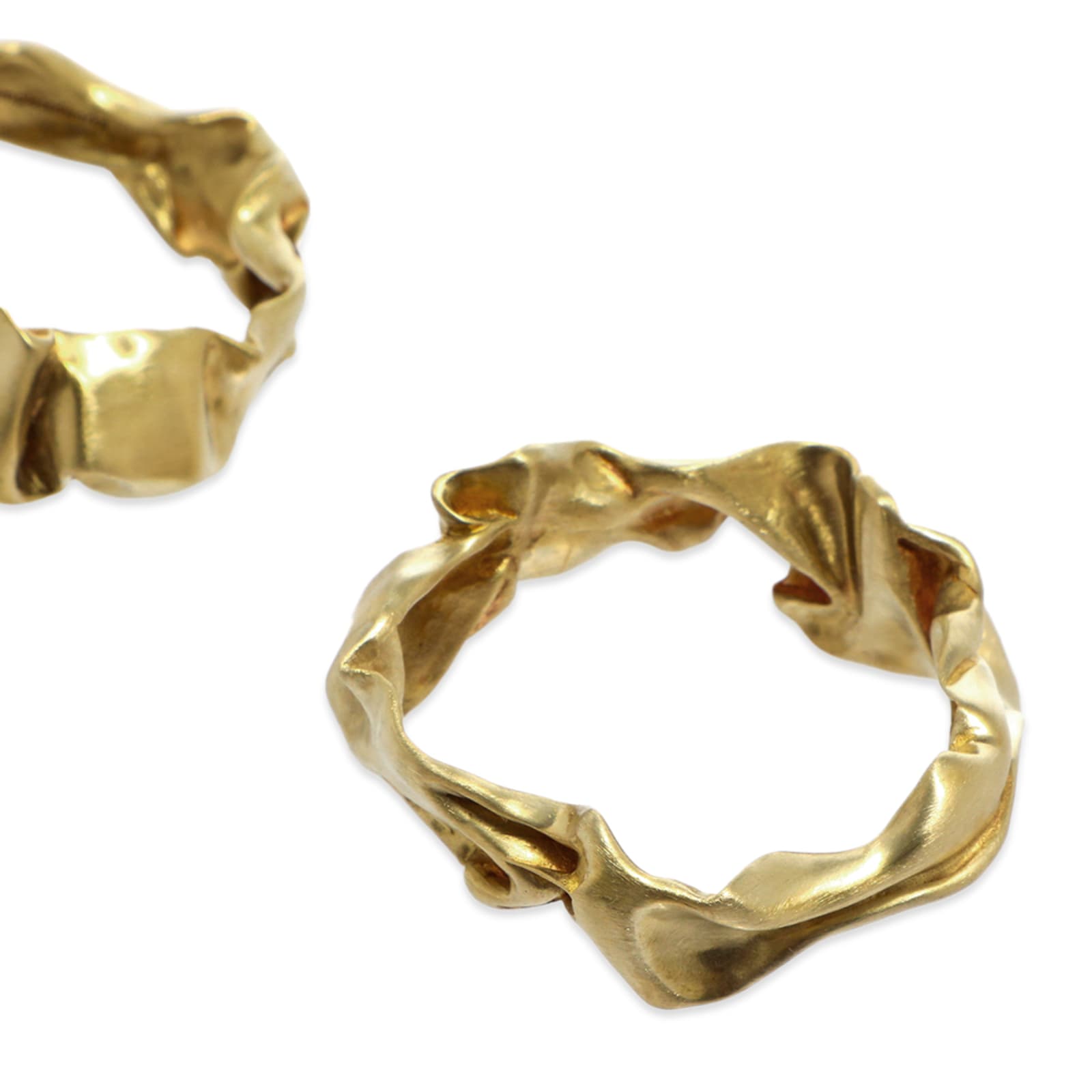 Completedworks Napkin Rings Set Of 2 Brushed Brass END. (GB)