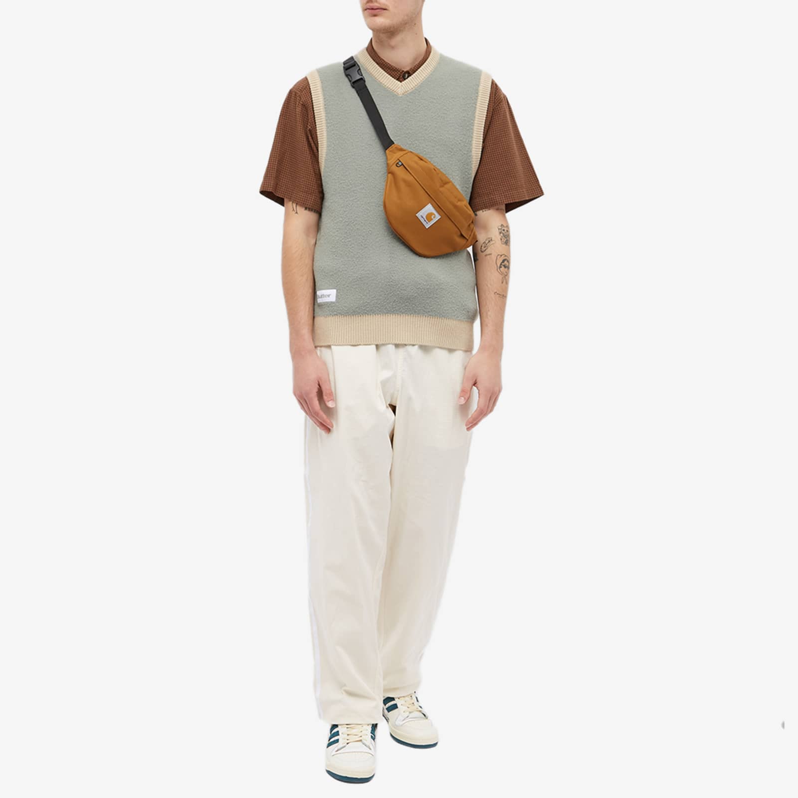 Butter Goods Mohair Knit Vest Grass END. (UK)