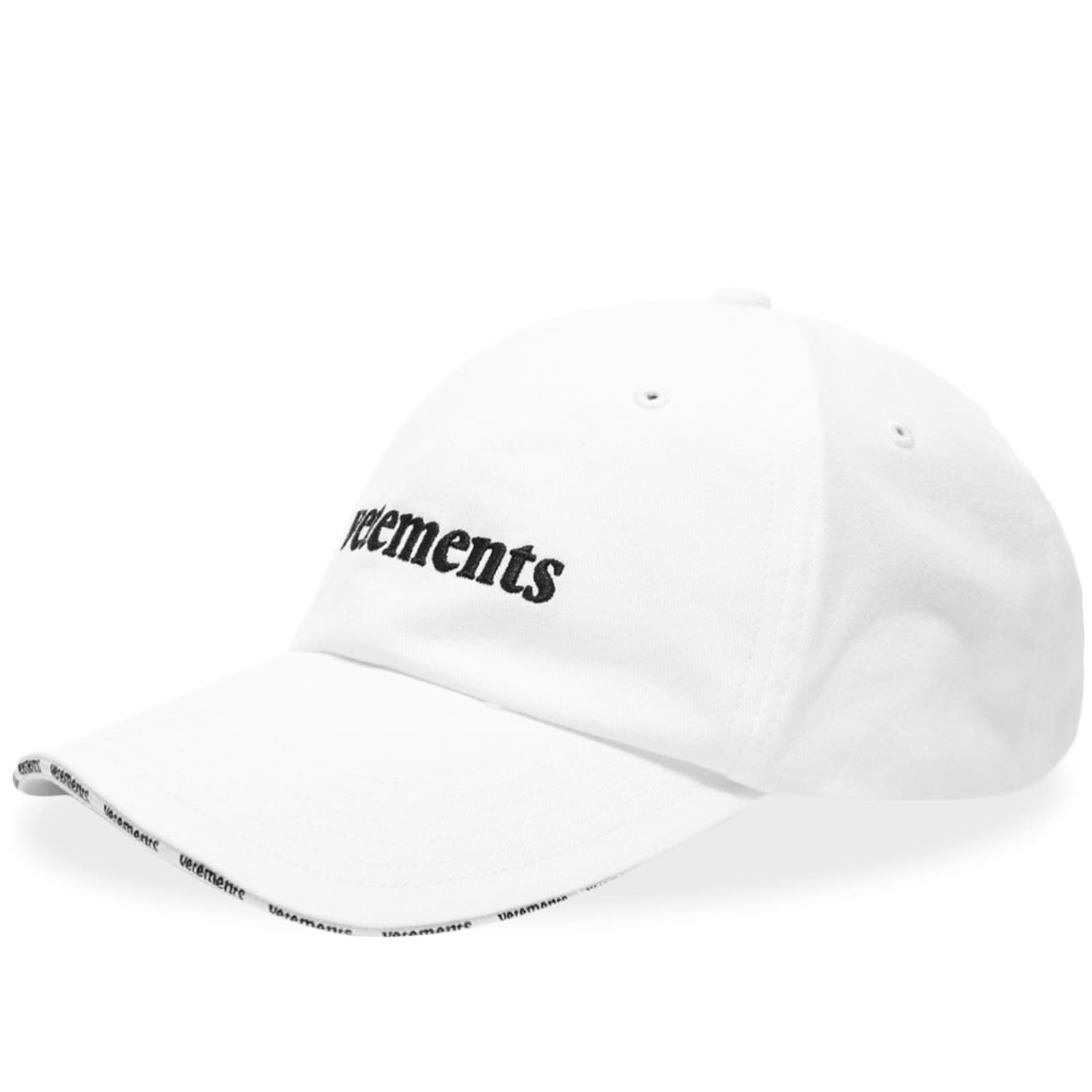 VETEMENTS New Logo Cap White | END.