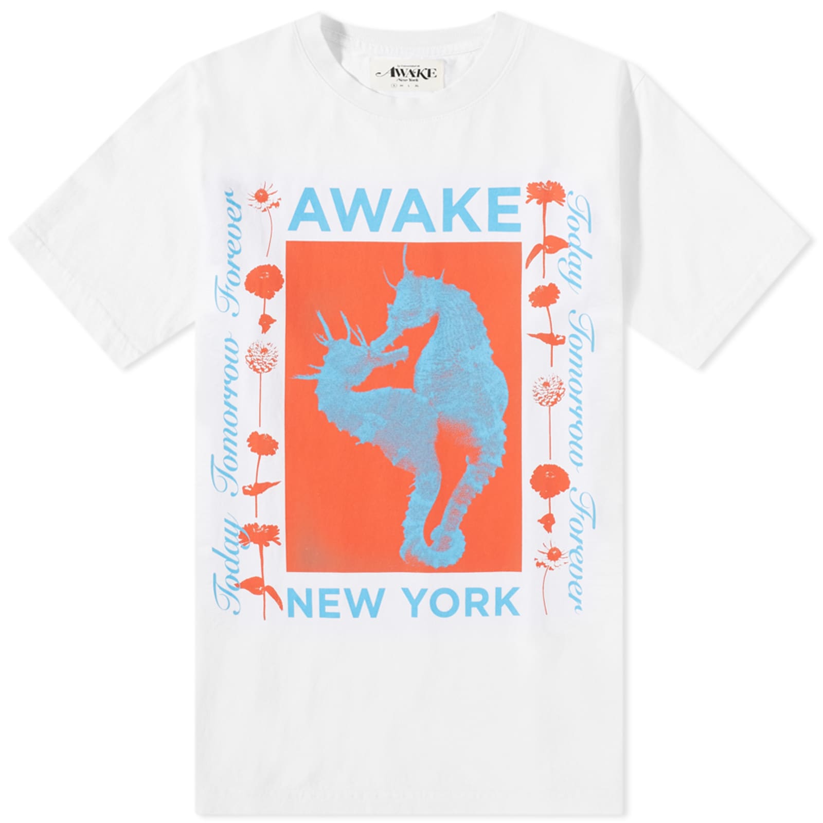 Awake NY Seahorse T-Shirt - White