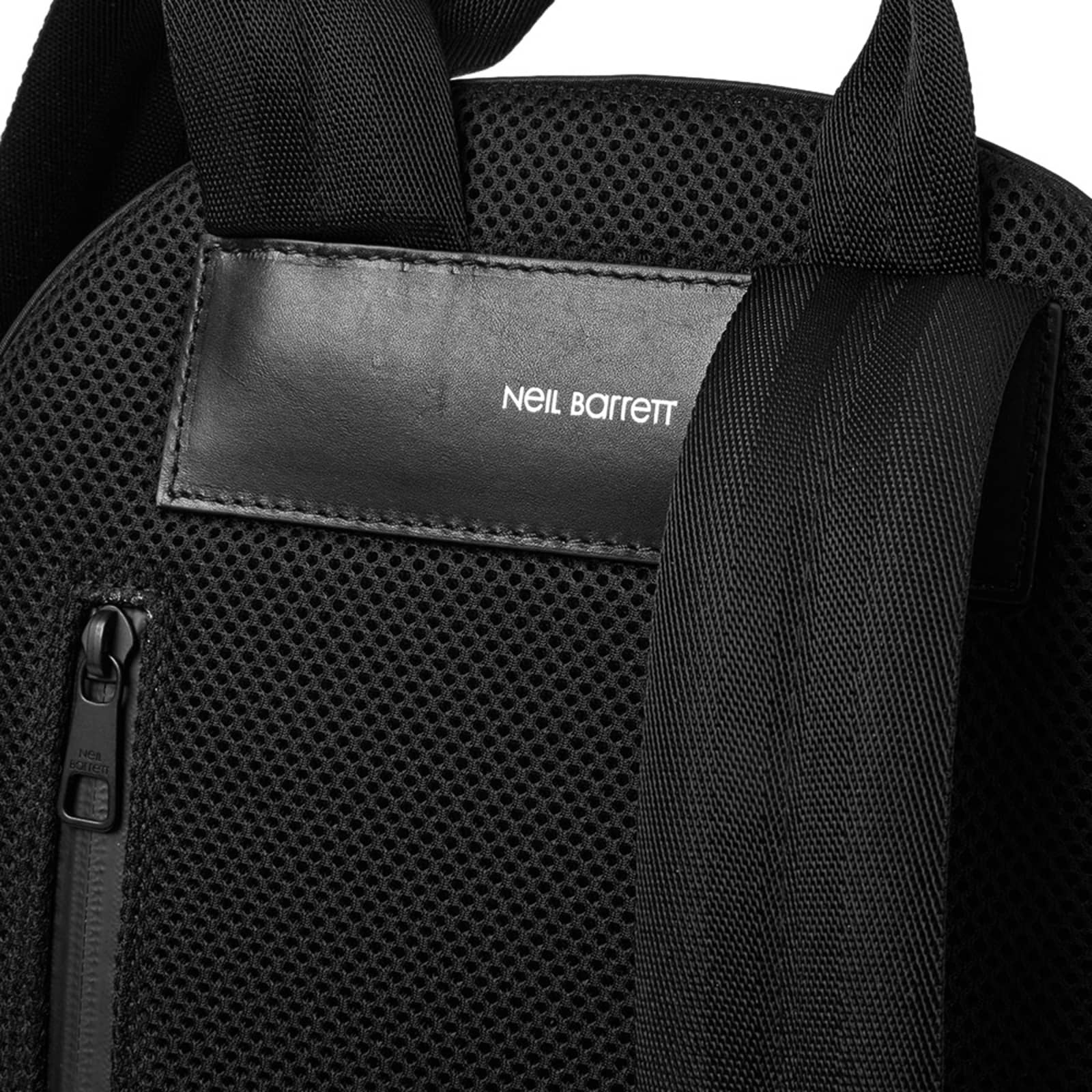 Neil Barrett Lightning Bolt Backpack Black & White END.