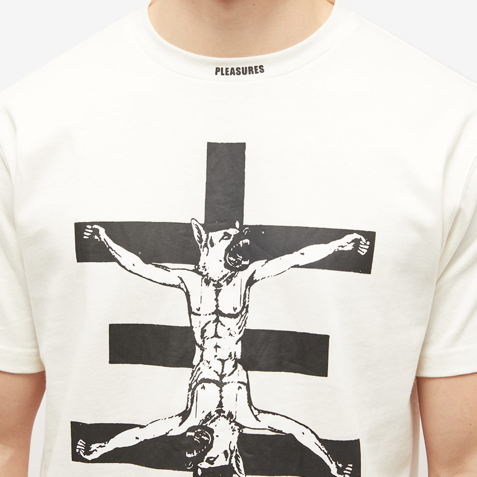 Pleasures x Psychic TV & Genesis P-Orridge Sacrifice T-Shirt - Ivory