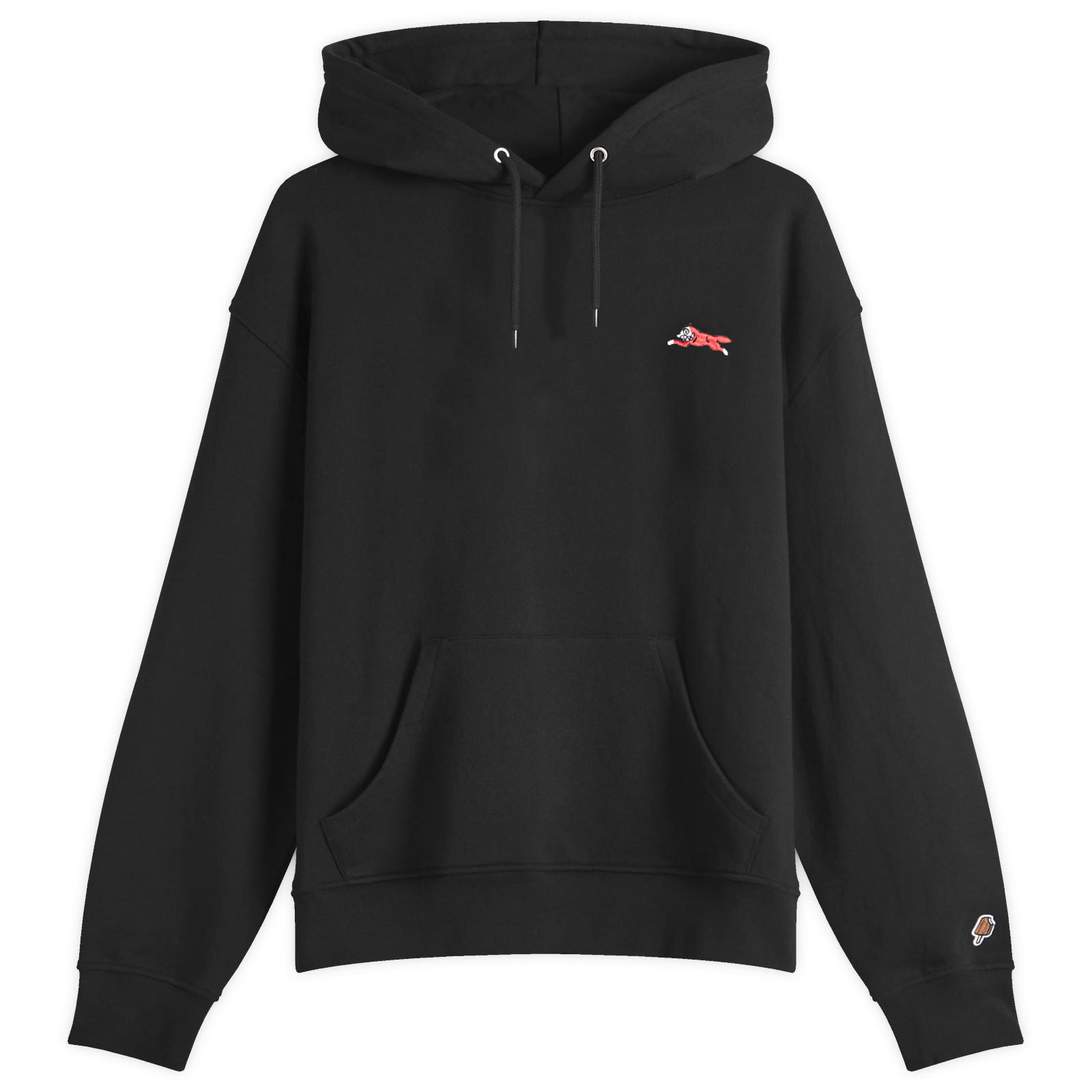 ICECREAM Small Running Dog Popover Hoodie - Black