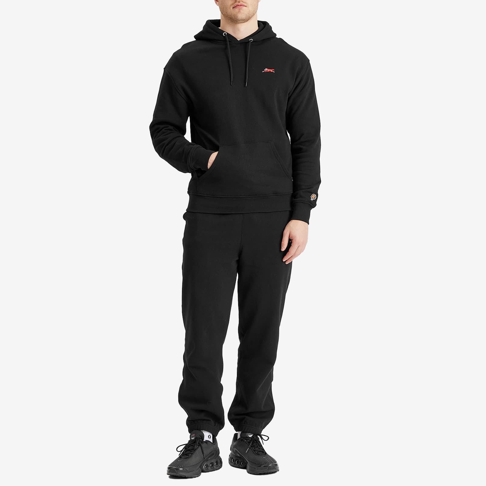 ICECREAM Small Running Dog Popover Hoodie - Black