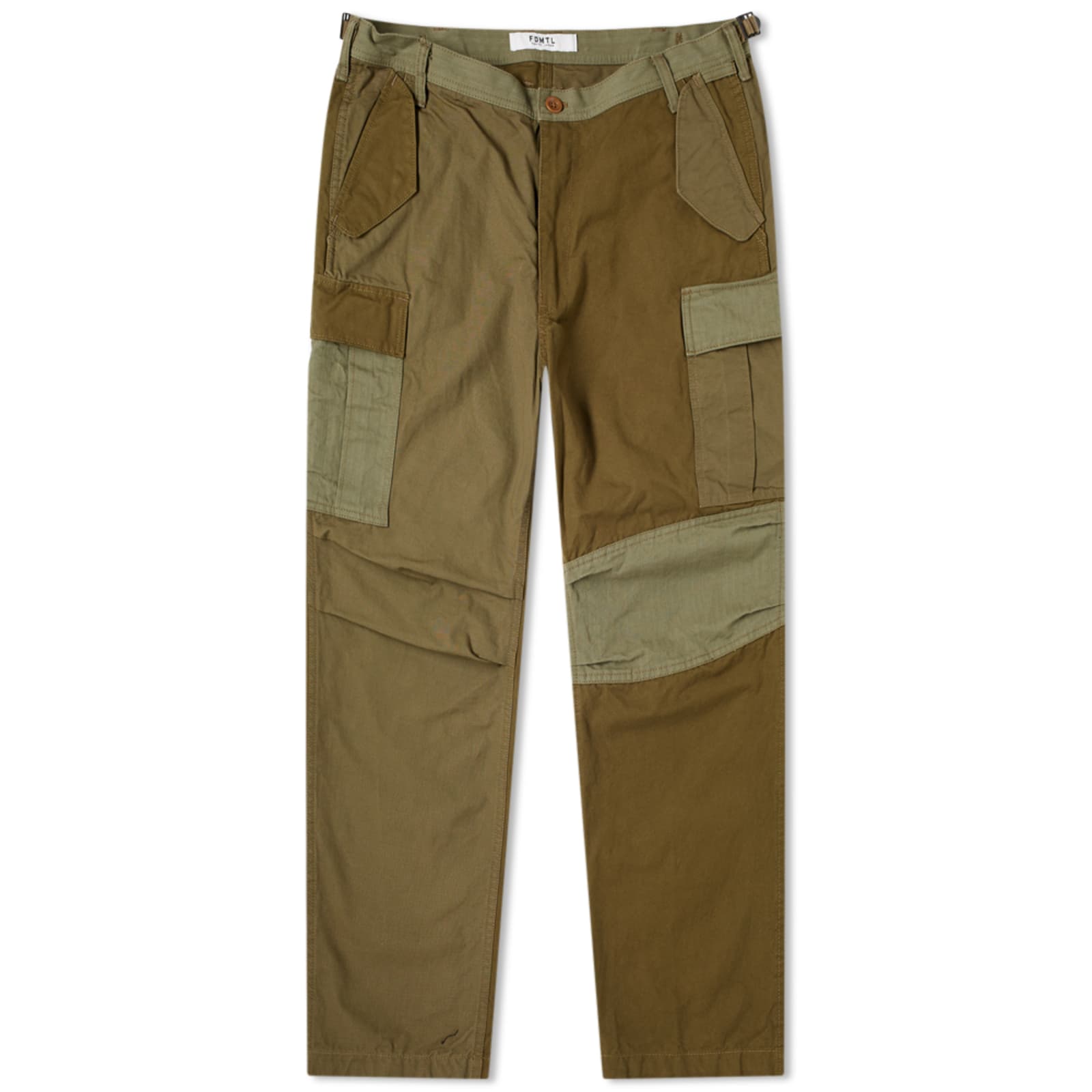 FDMTL Patchwork Cargo Pant Khaki END.