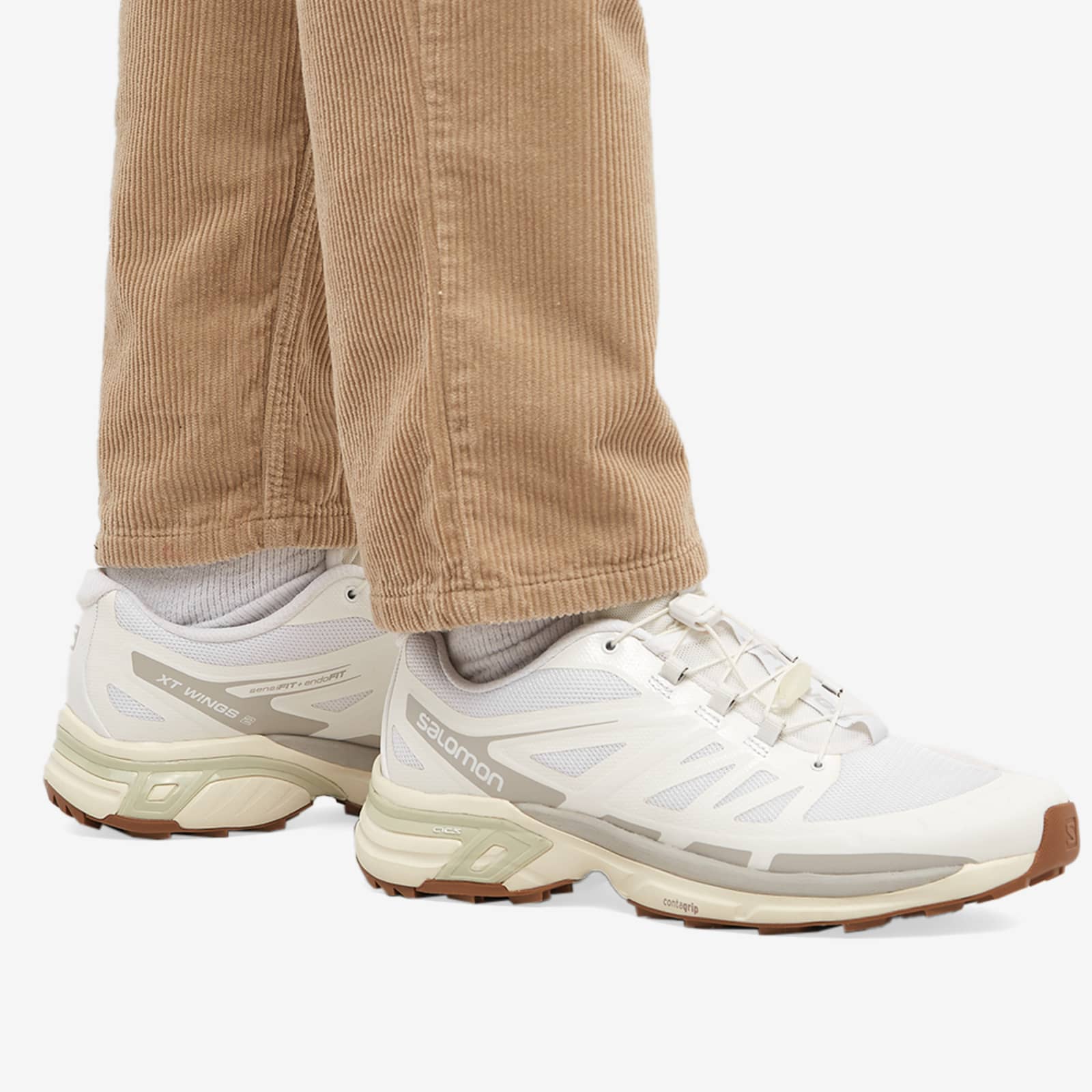 Salomon XTWings 2 White, Lunar & Vanilla Ice END. (FR)