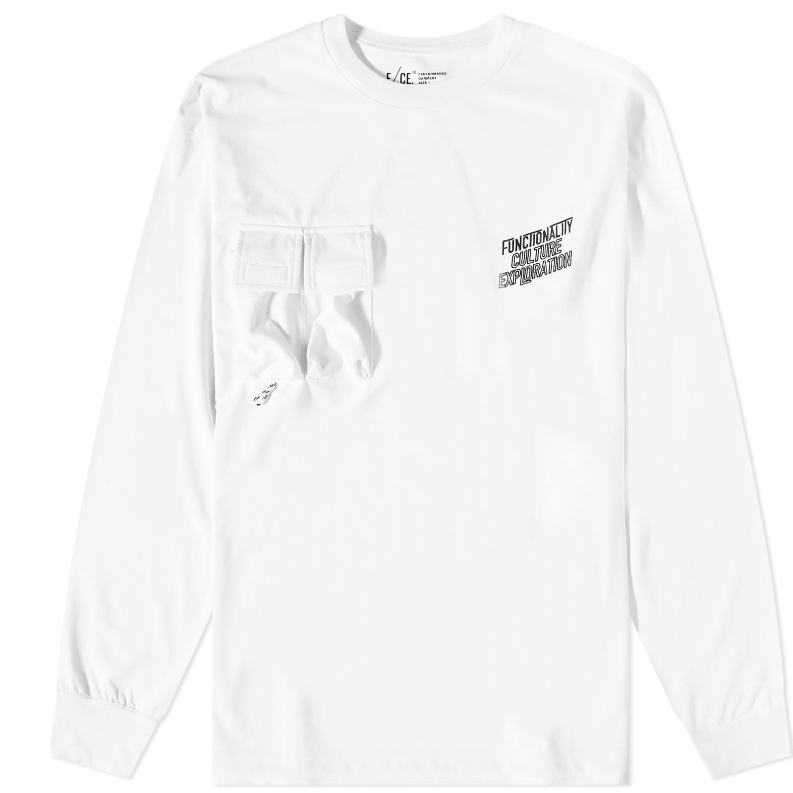 F/CE. Long Sleeve FastDry Utility TShirt White END.