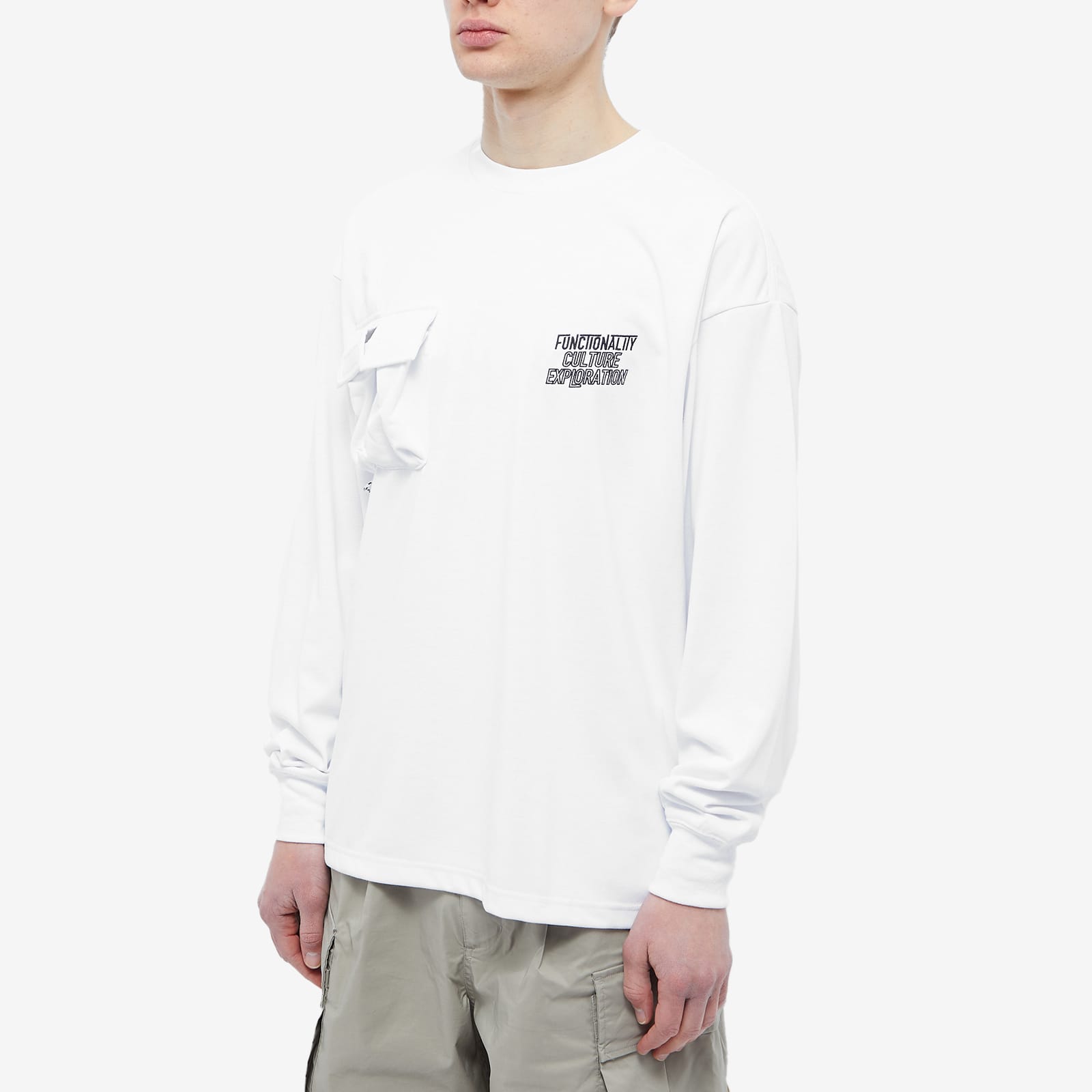 F/CE. Long Sleeve FastDry Utility TShirt White END.
