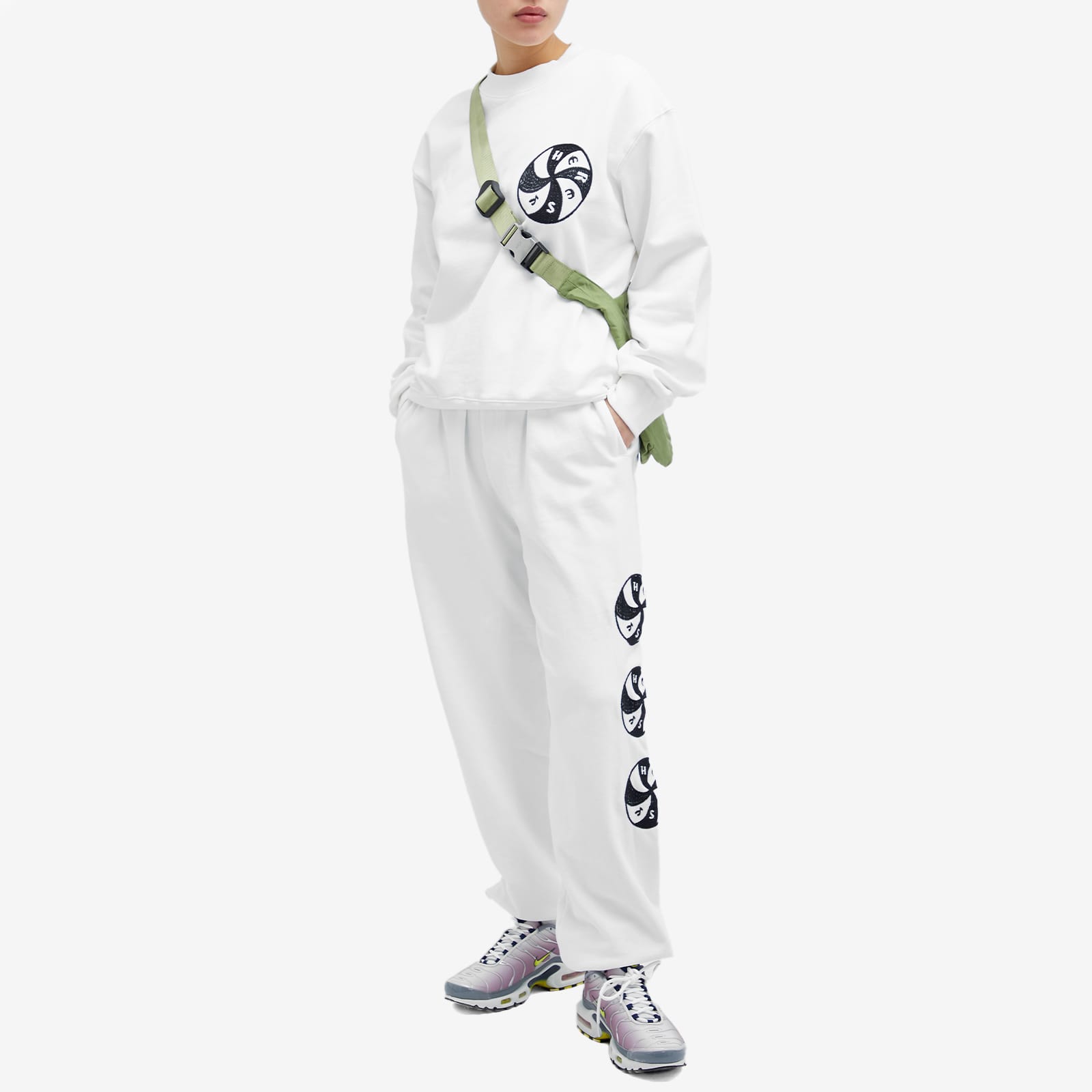 Heresy Portal Crew Sweater - White