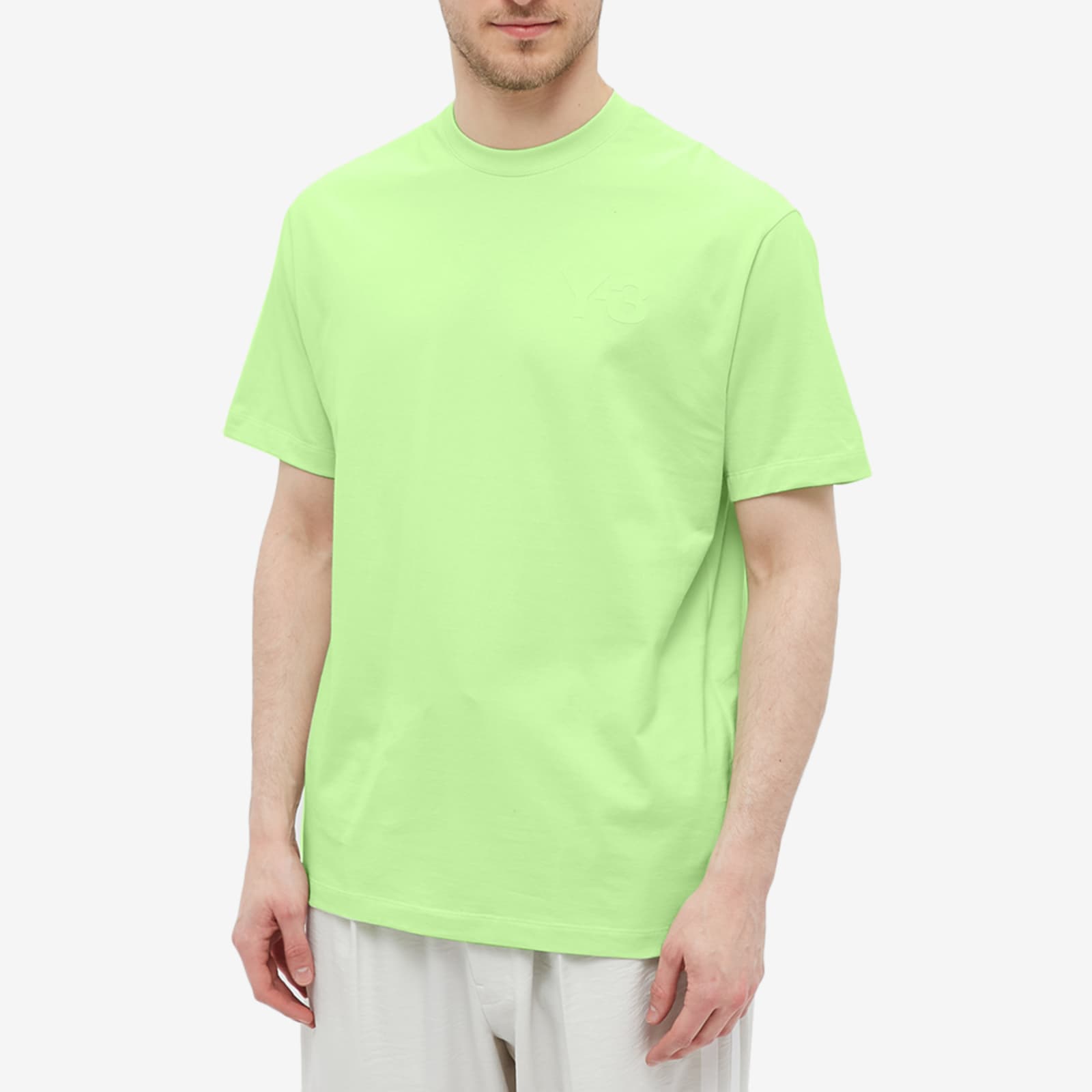 Y-3 Classic Chest Logo T-Shirt - Glow Green