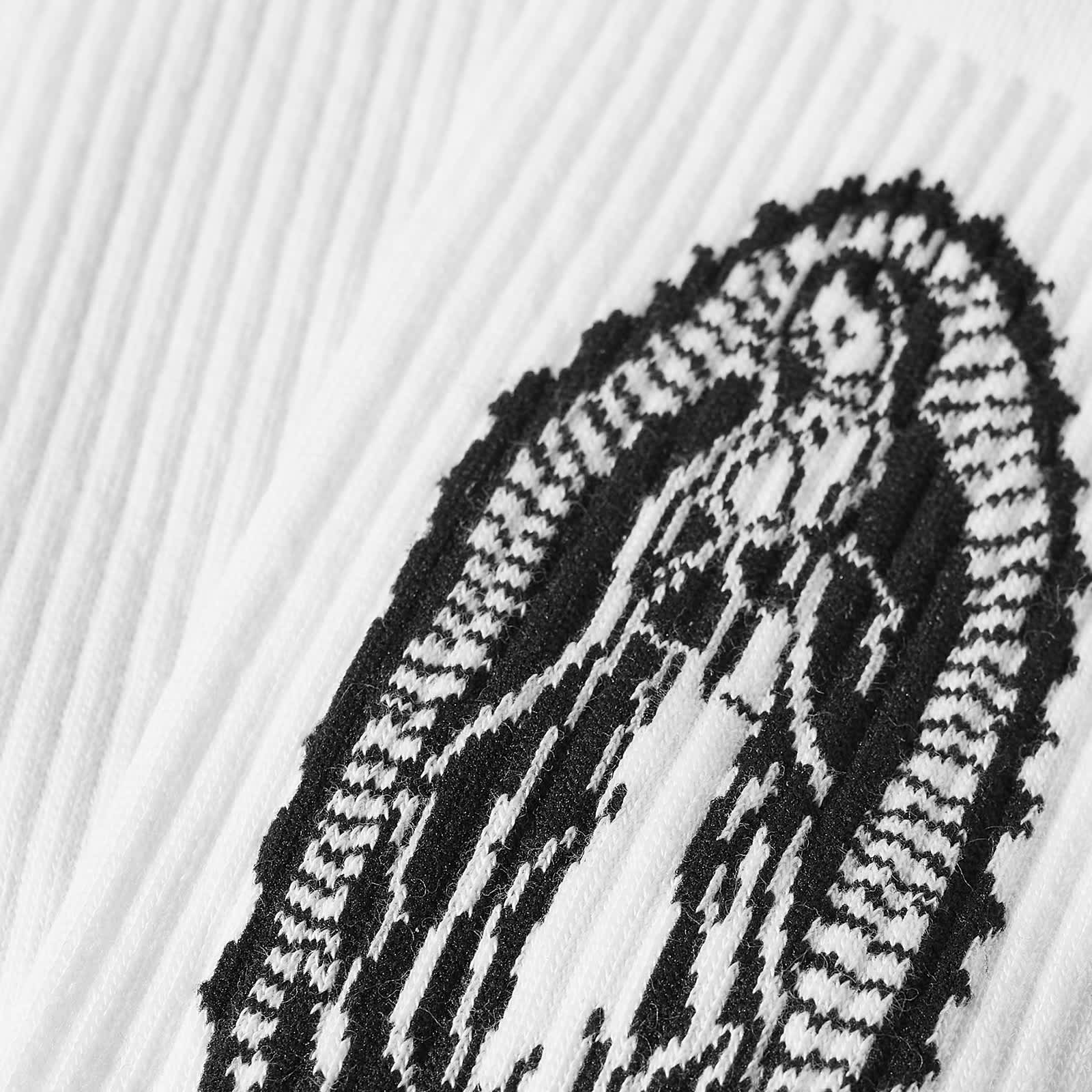 Wacko maria type 1 skater sock white end us 