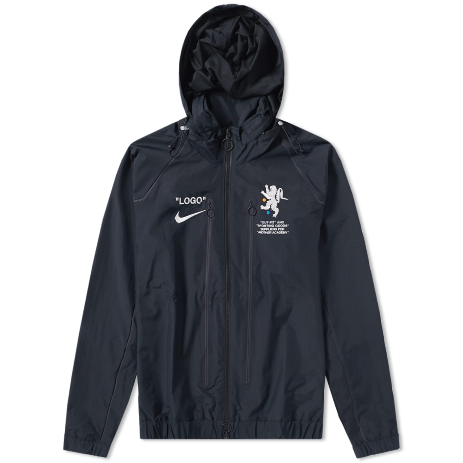 womens off white nike jacket