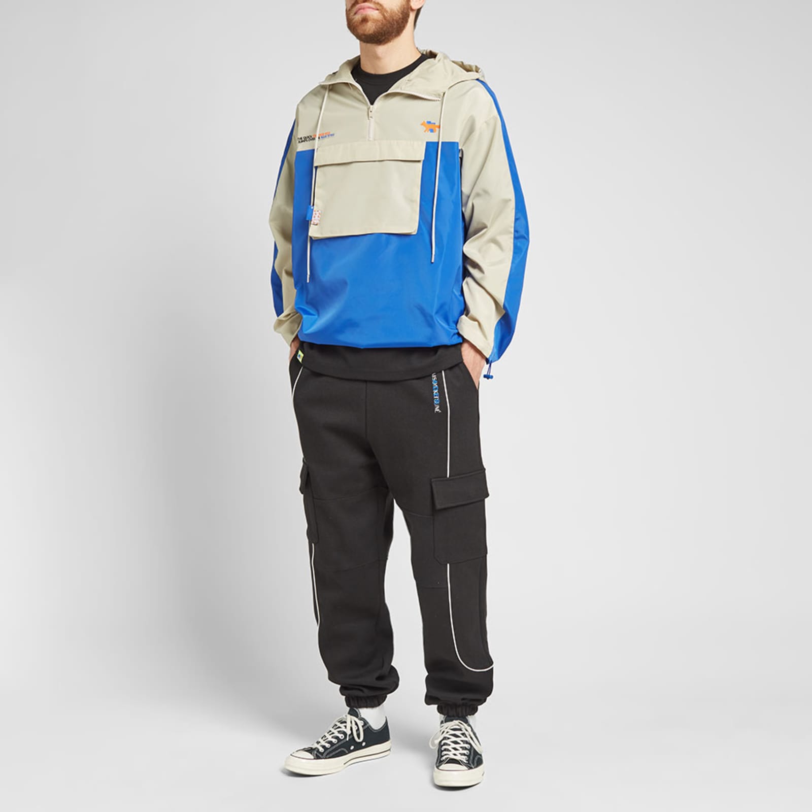 Maison Kitsuné x ADER error Zip Jacket Grey END.