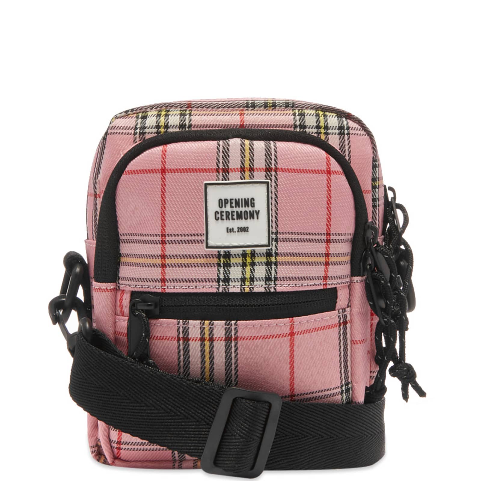 Opening Ceremony Plaid Cross Body Bag Pink END. (US)