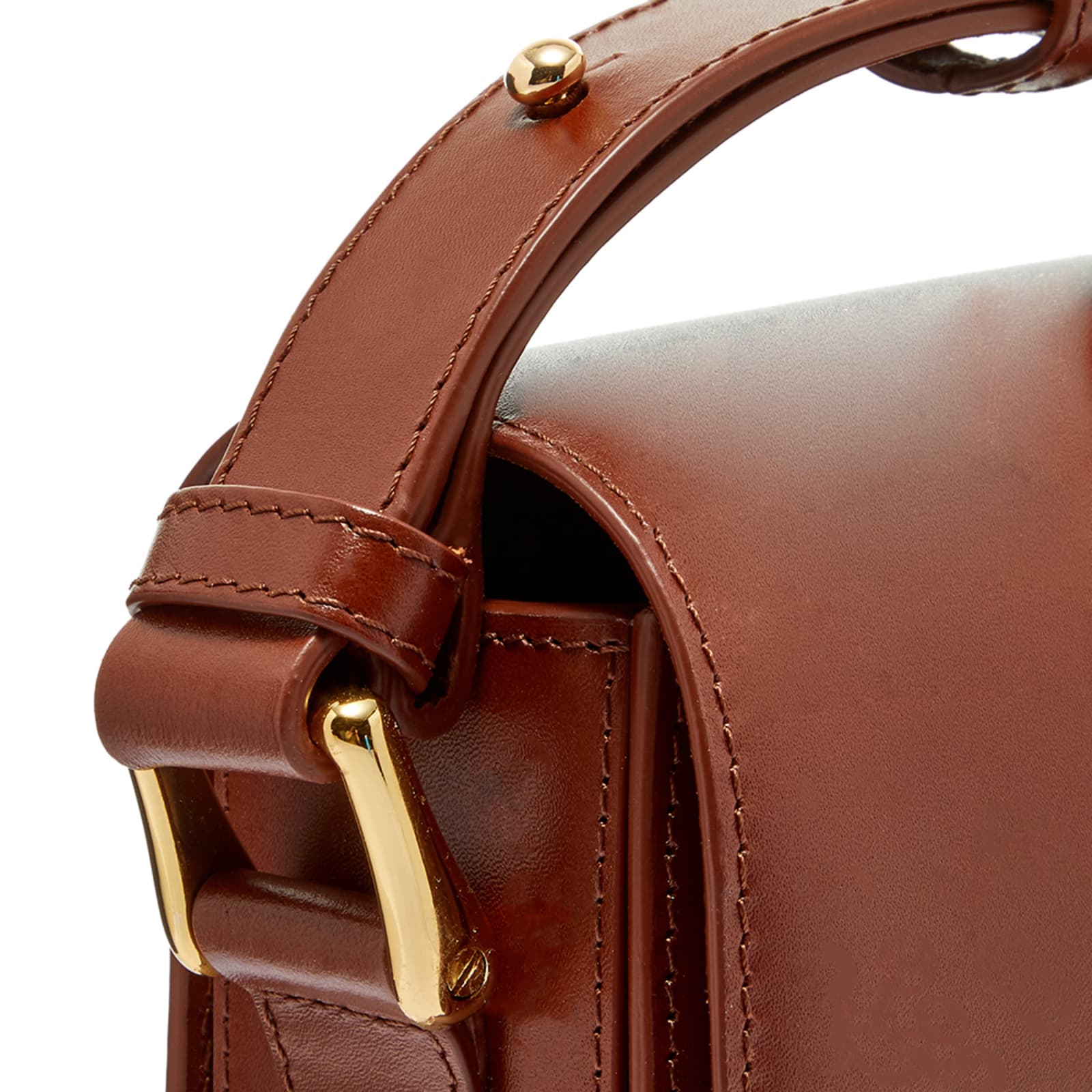 A.P.C. Grace Leather Shoulder Bag Cad Noisette END. (HK)