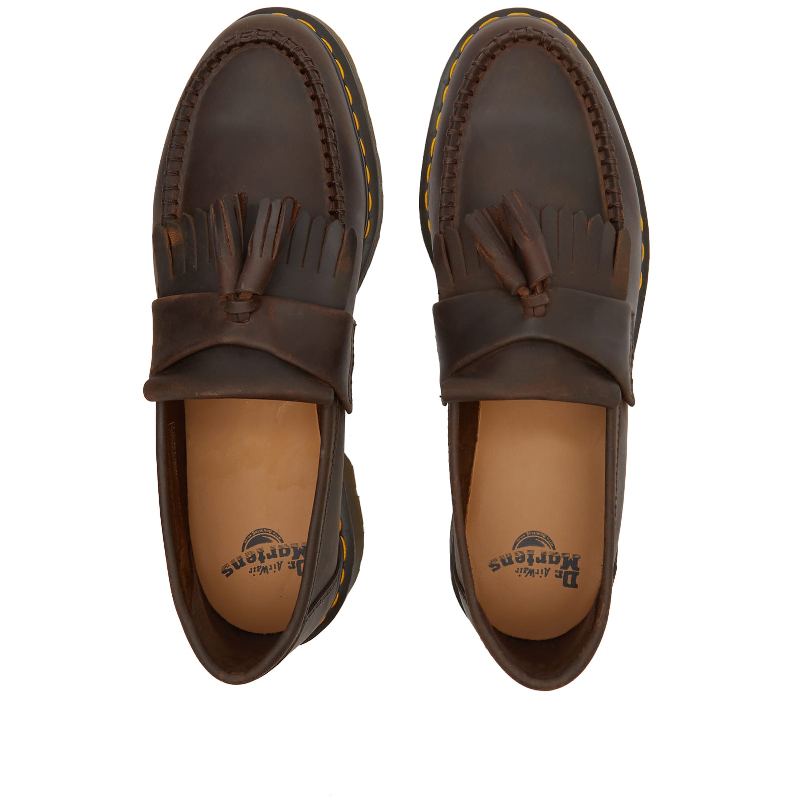 Dr. Martens Adrian Tassel Loafer Dark Brown Crazy Horse END.