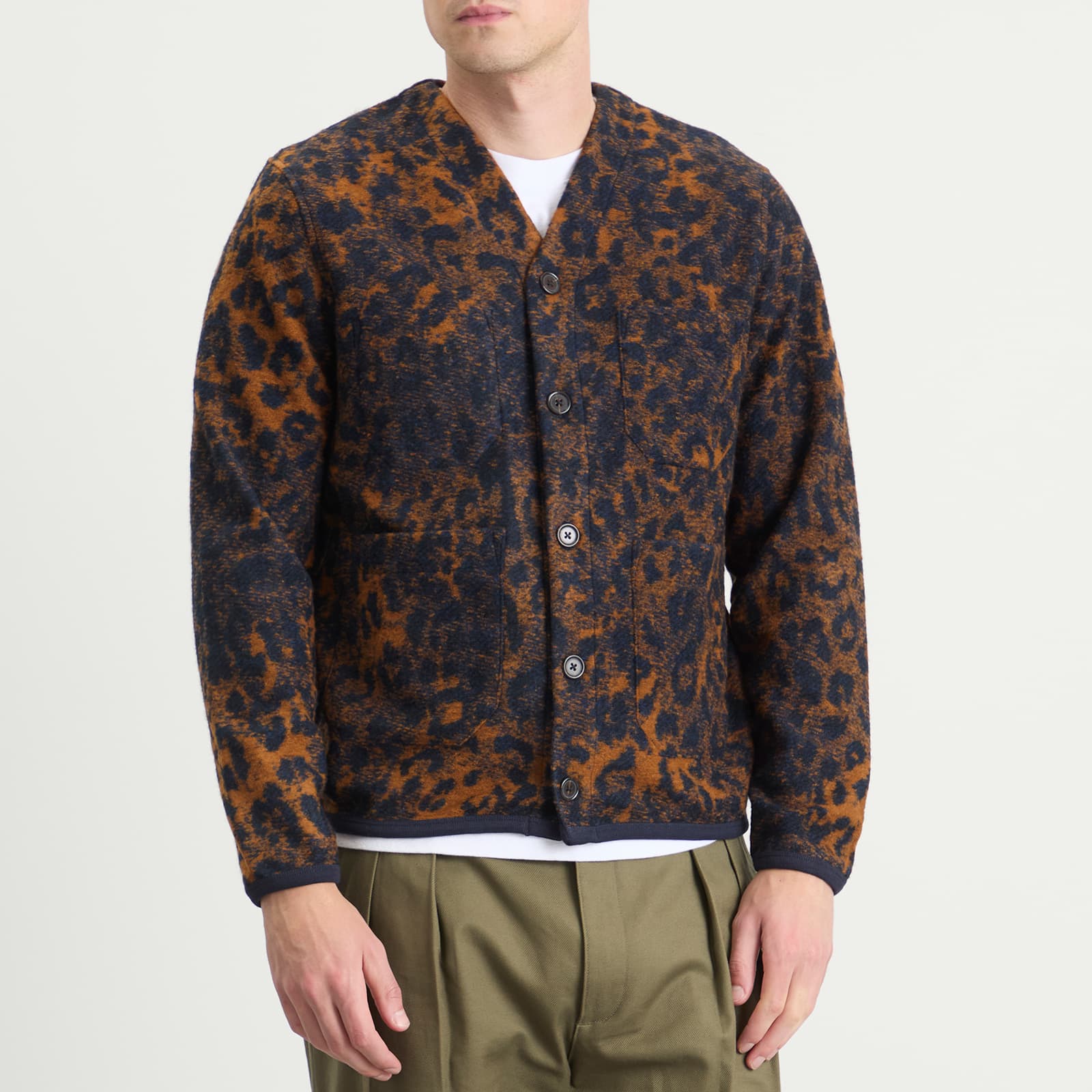 Universal Works Night Leopard Cardigan