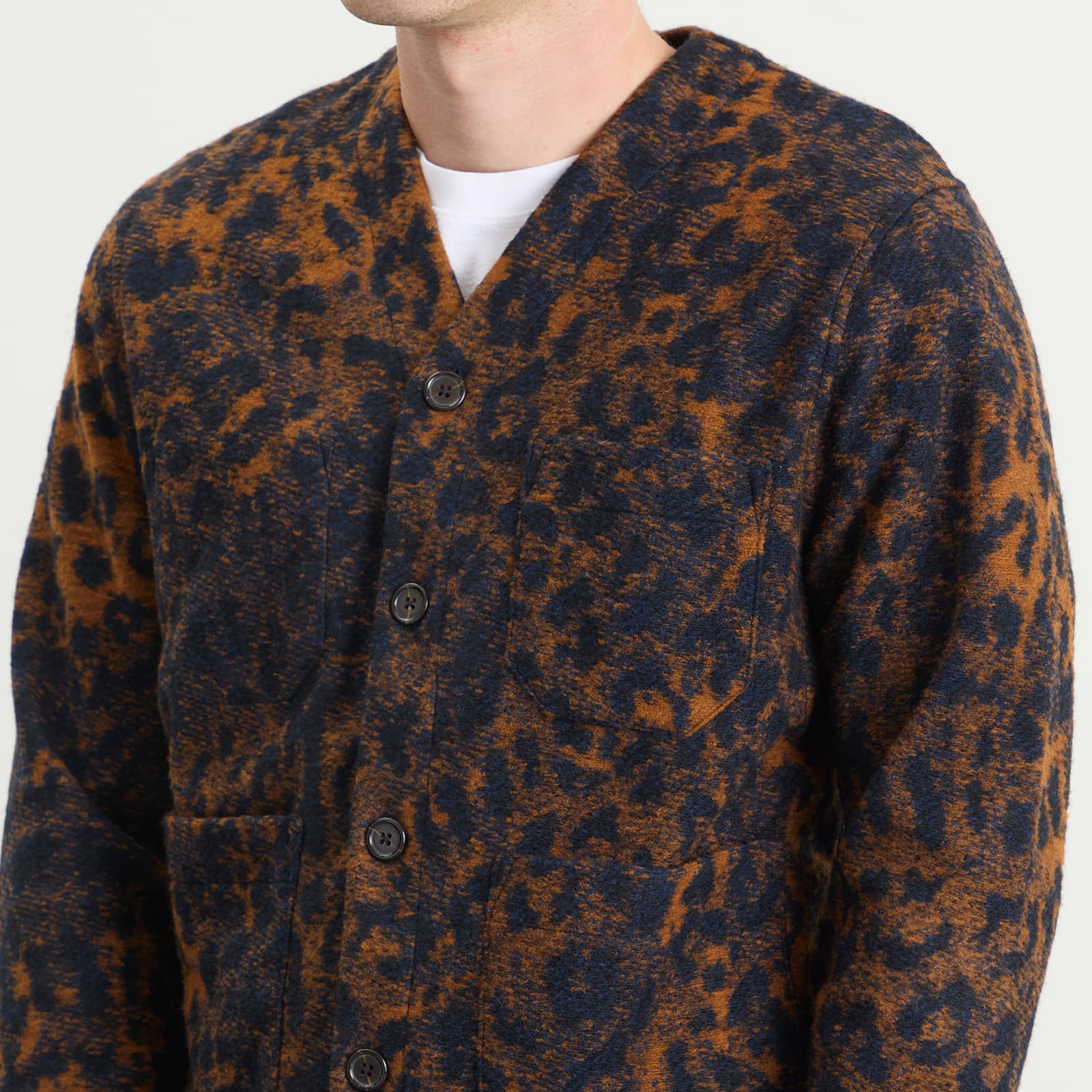 Universal Works Night Leopard Cardigan