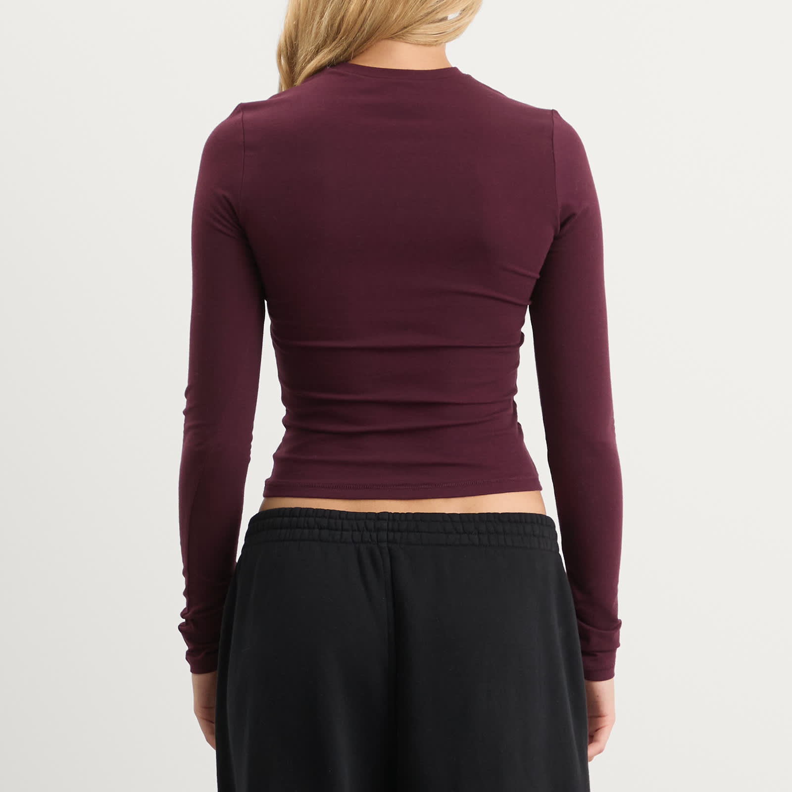 SKIMS Cotton Jersey Long Sleeve T-Shirt