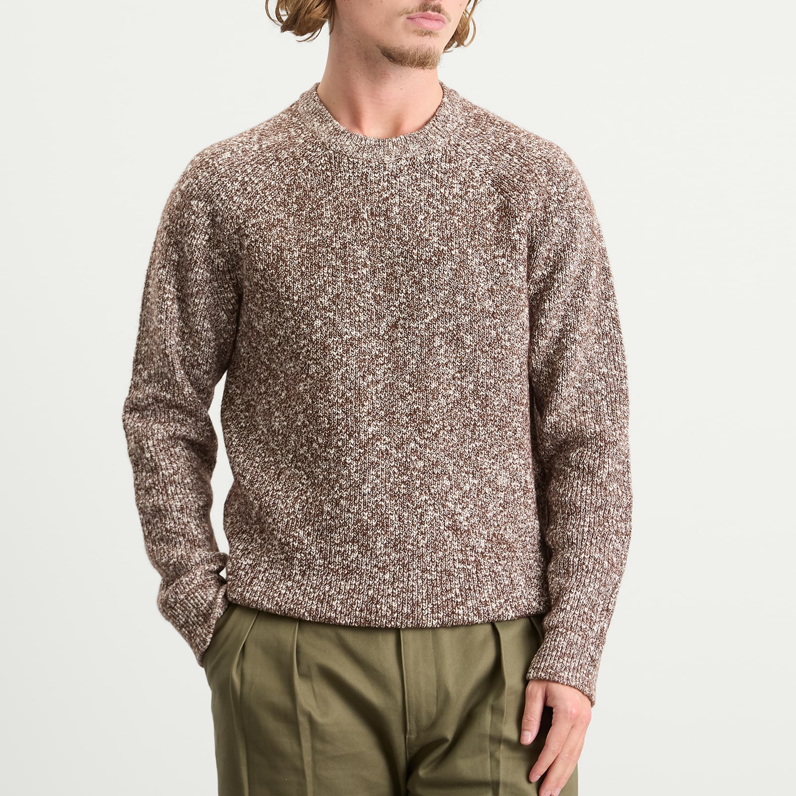 NN07 Jacobo Boucle Ribbed Jumper