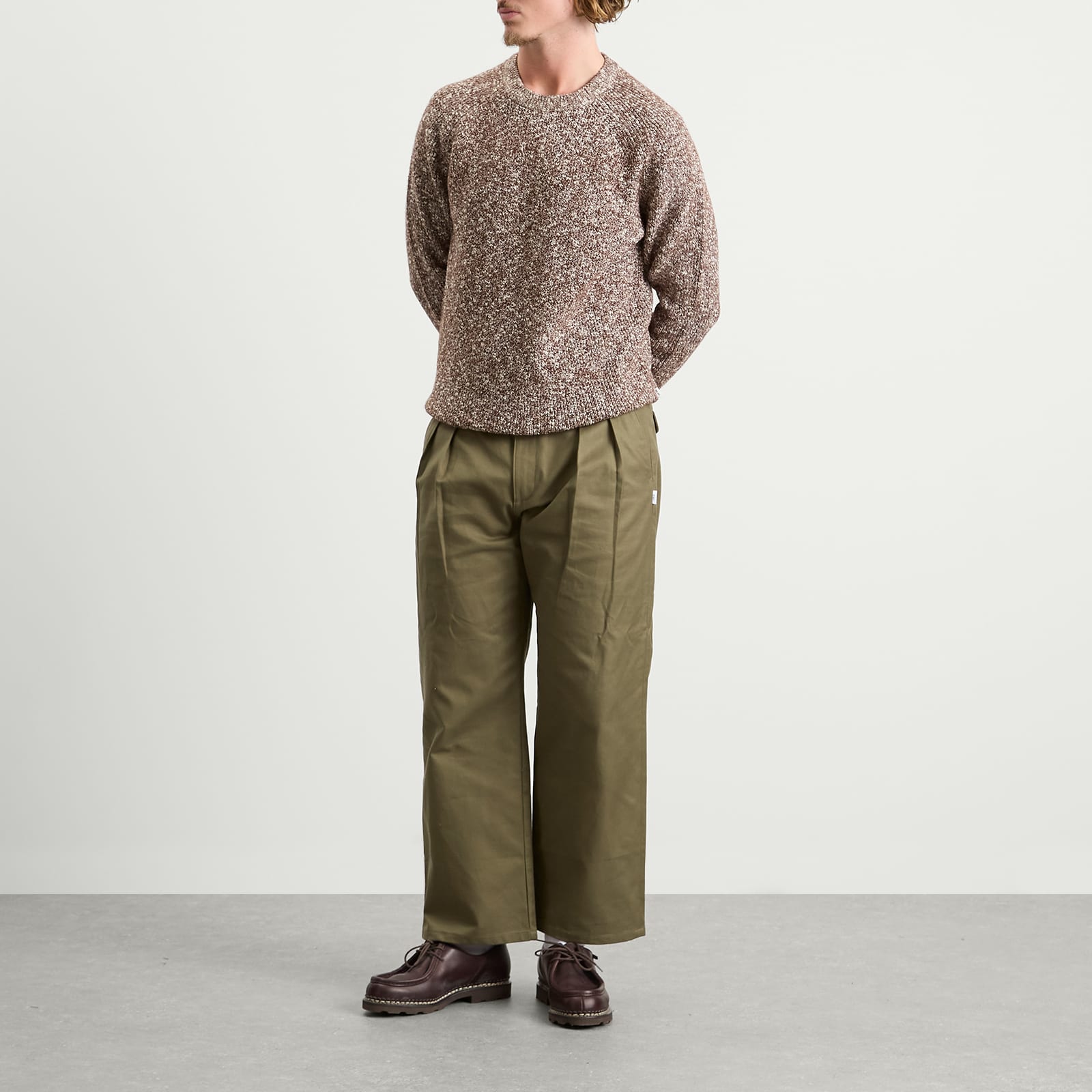 NN07 Jacobo Boucle Ribbed Jumper