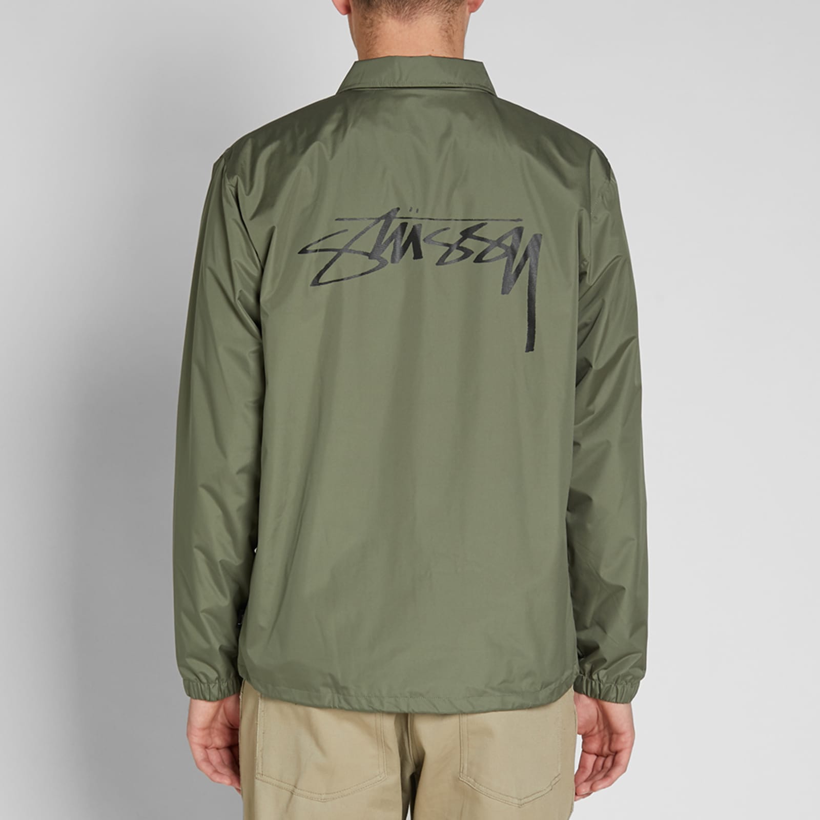 Stussy Cruize Coach Jacket Olive END.