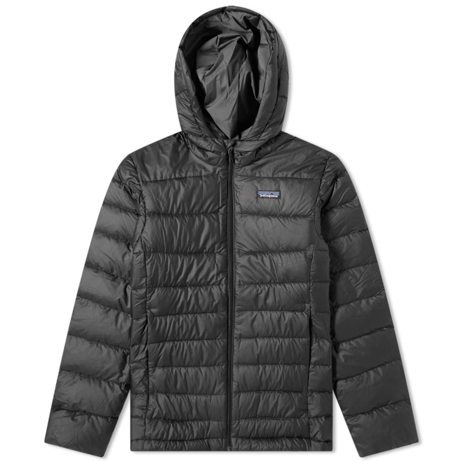 Patagonia HiLoft Down Sweater Hoodie Black END.
