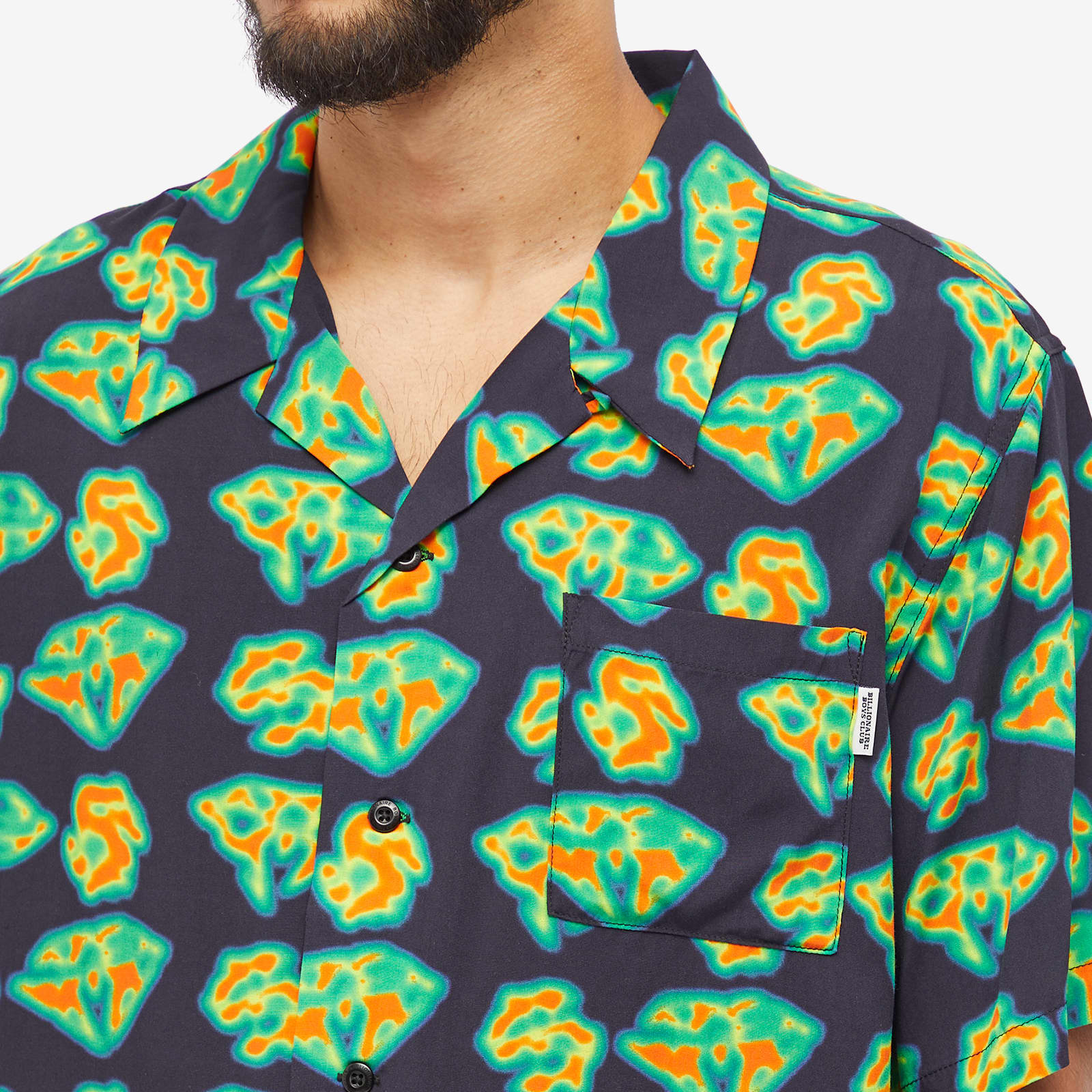 Billionaire Boys Club Heat Map Camp Collar Shirt Multi END Billionaire Boys Club Heat Map Camp Collar Shirt Multi END