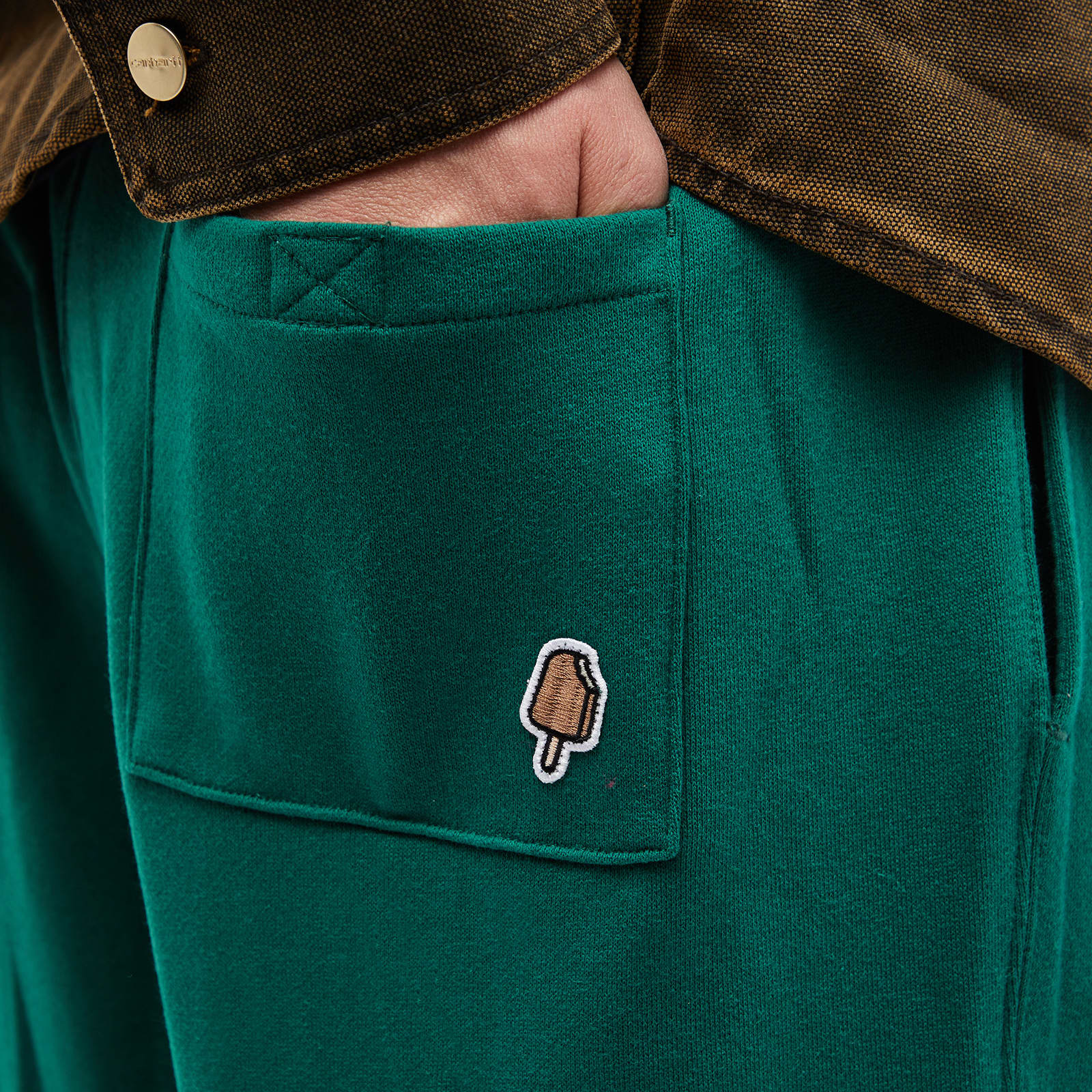 ICECREAM Running Dog Sweatpants Green END. (GB)