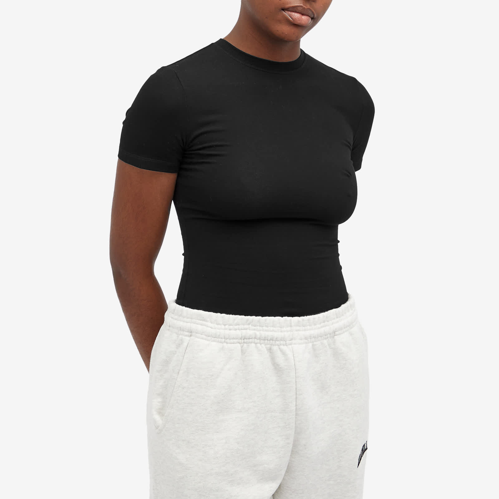 Adanola Short Sleeve Top - Black