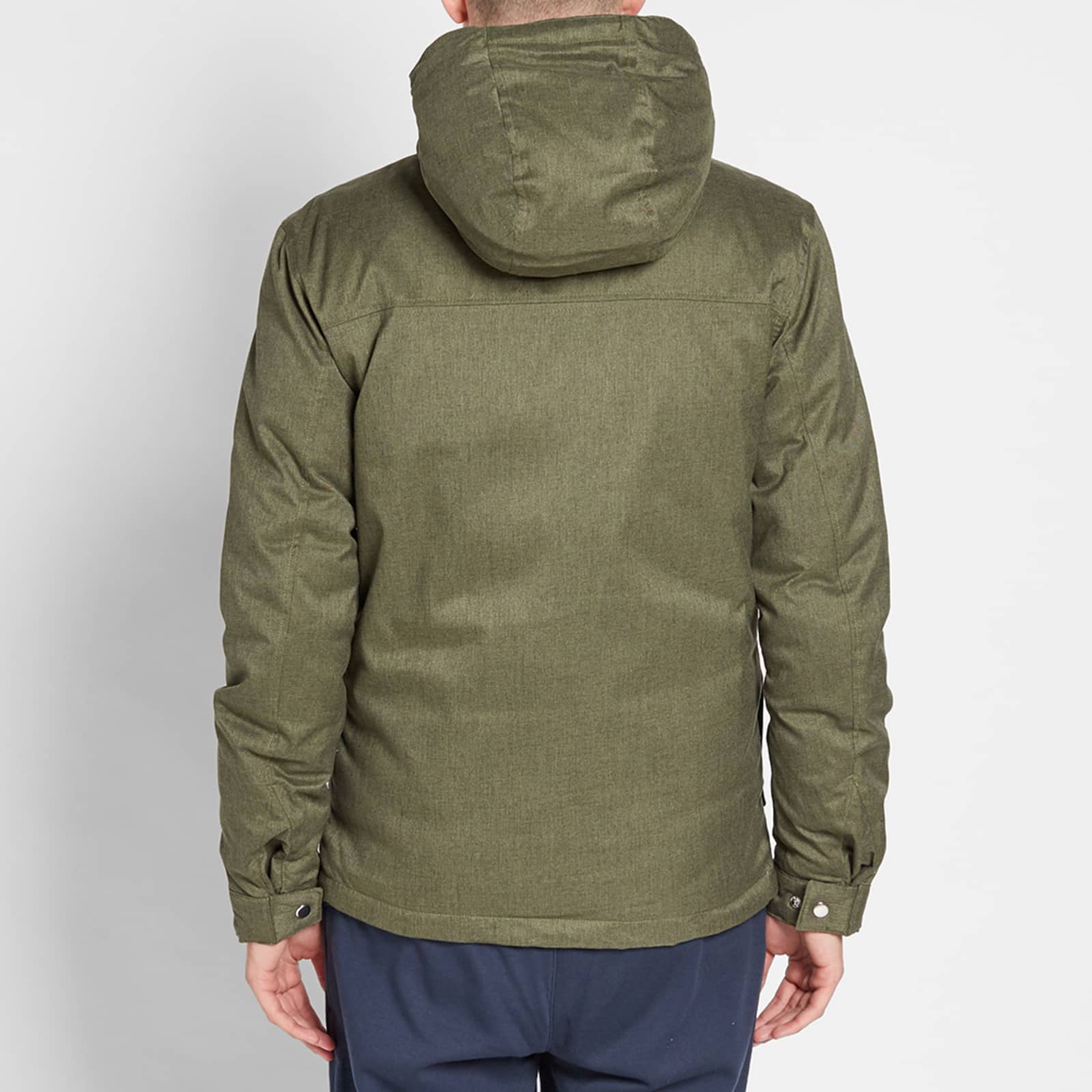 Adidas SPZL Down Jacket - Olive Cargo & Collegiate Red