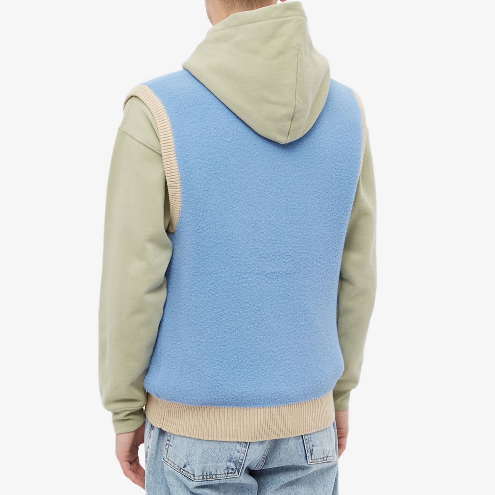 Butter Goods Mohair Knit Vest Dusk Blue END. (HK)