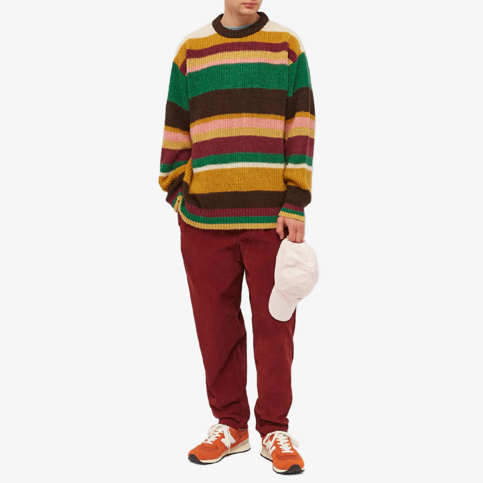 YMC Undertones Crew Knit Multi | END. (AU)