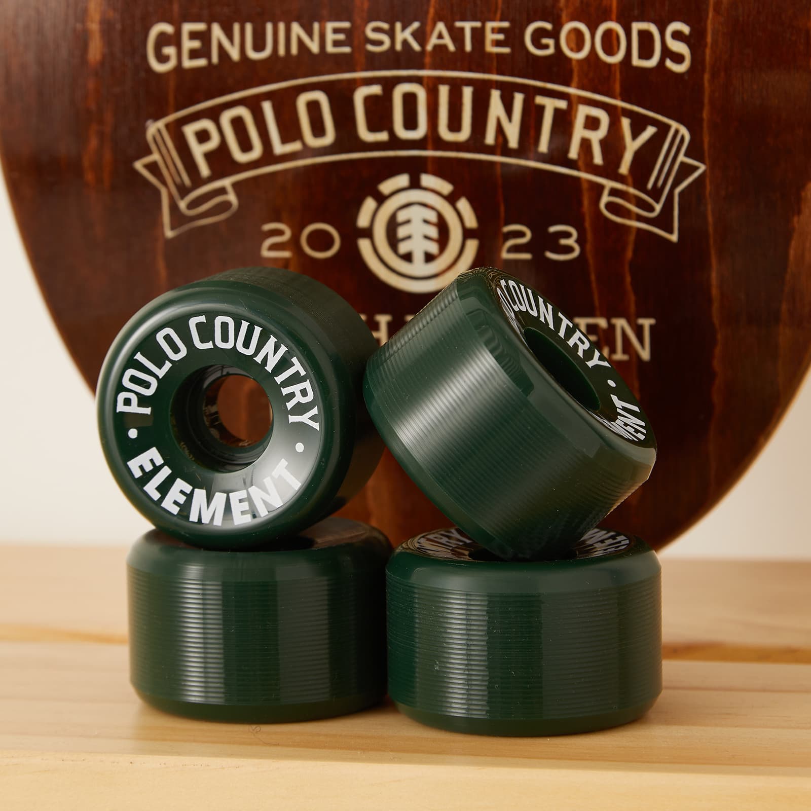 Polo Ralph Lauren x Element Skateboard Wheels Green END.