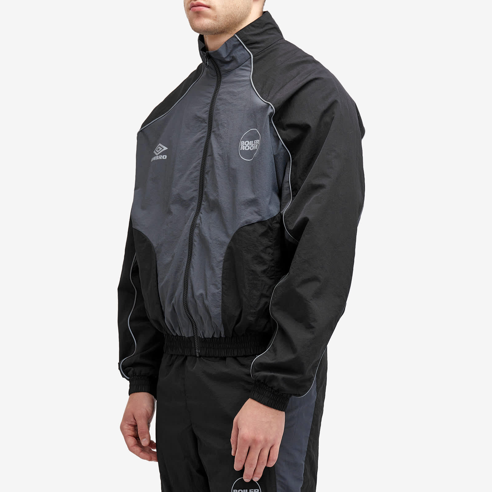 Boiler Room x Umbro Shell Track Top Black END. (US)