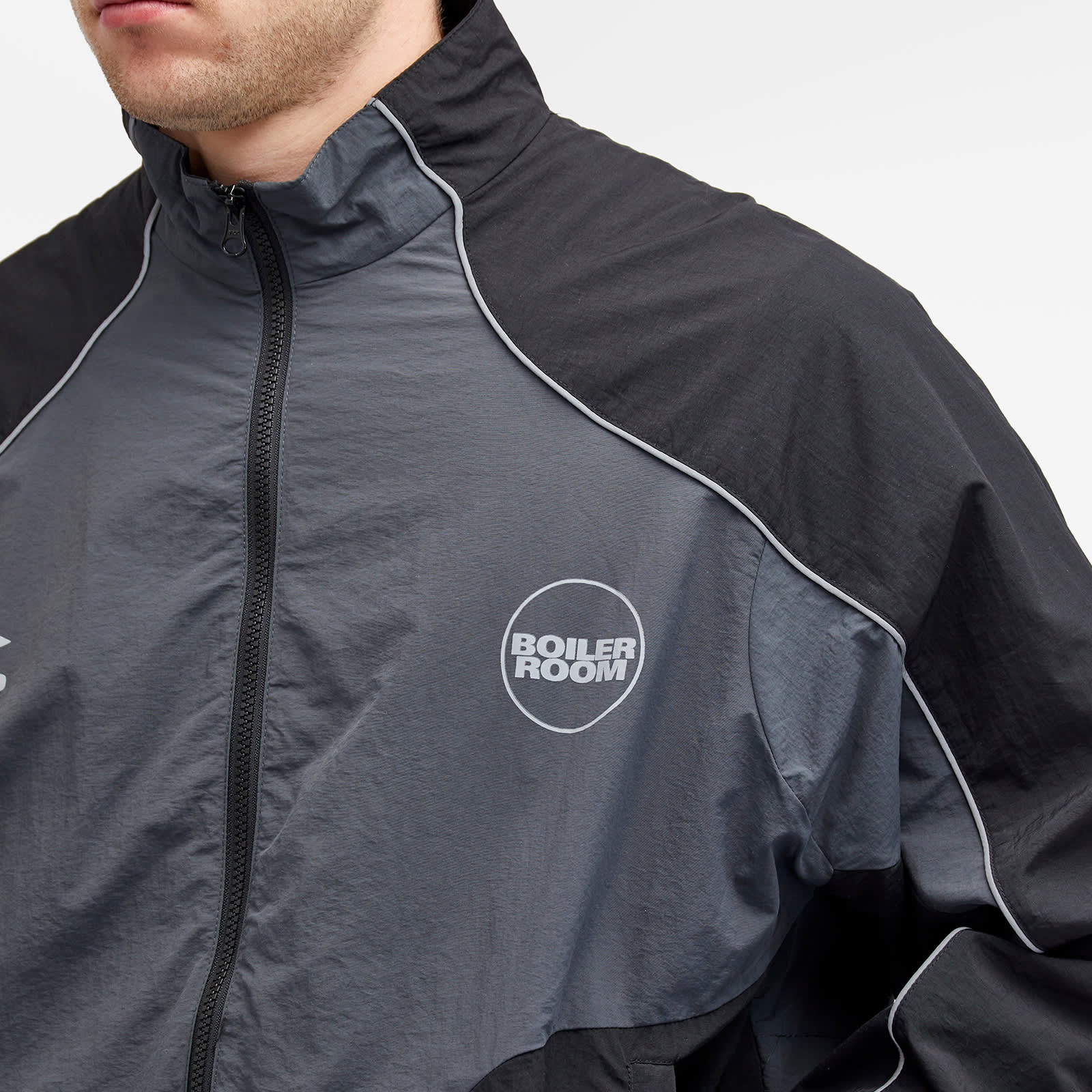 Boiler Room x Umbro Shell Track Top Black END. (US)