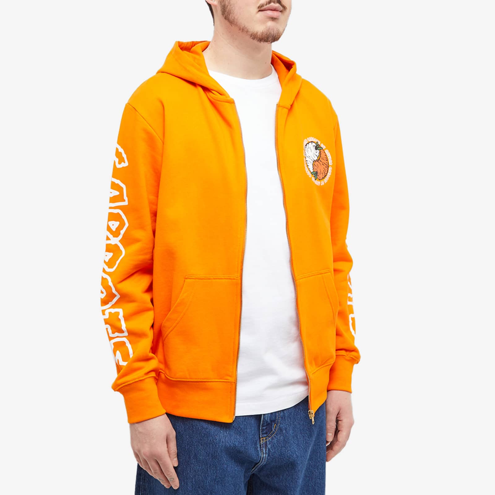 Carrots by Anwar Carrots Carrot Yang Zip Hoody Orange END. (US)