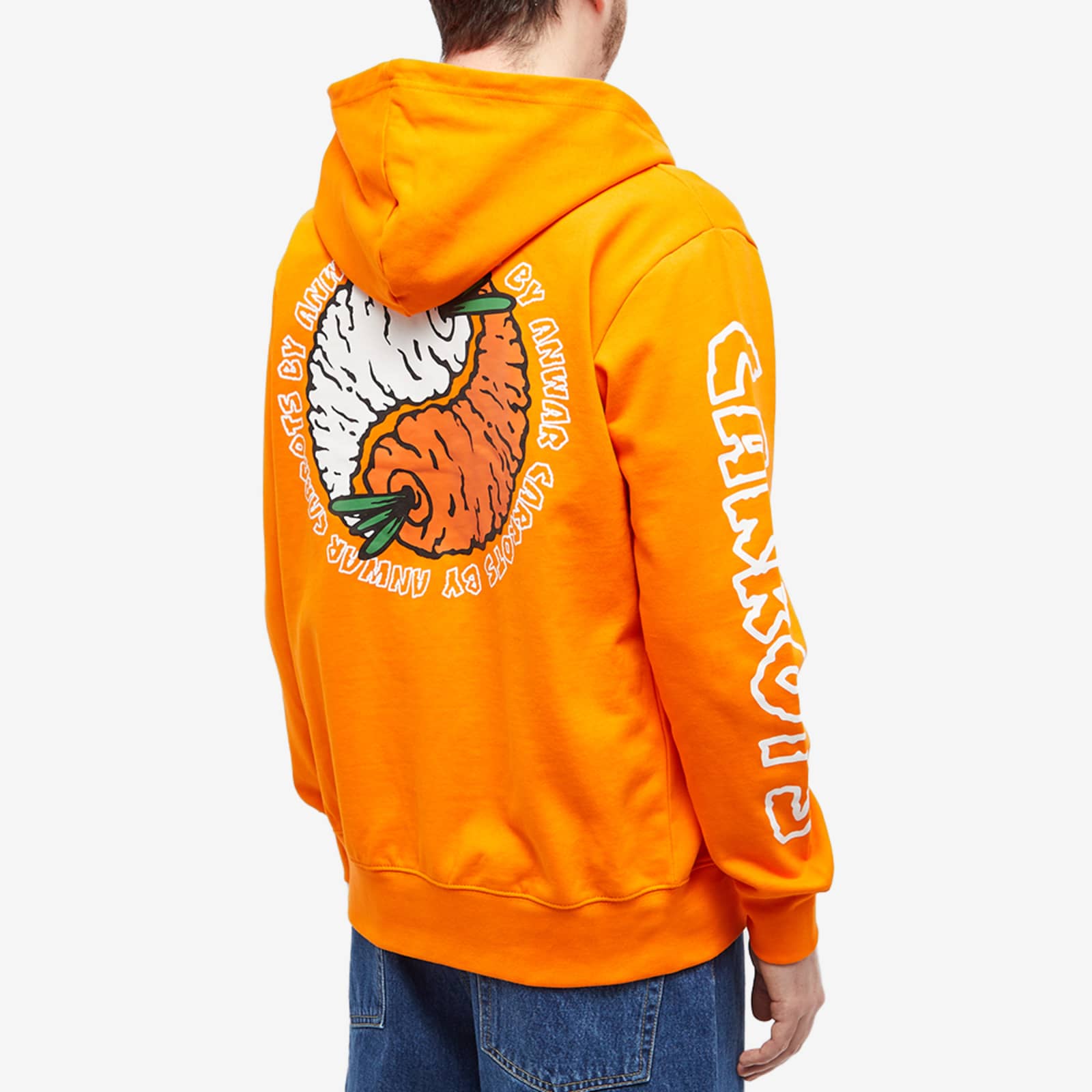 Carrots by Anwar Carrots Carrot Yang Zip Hoody Orange END. (US)