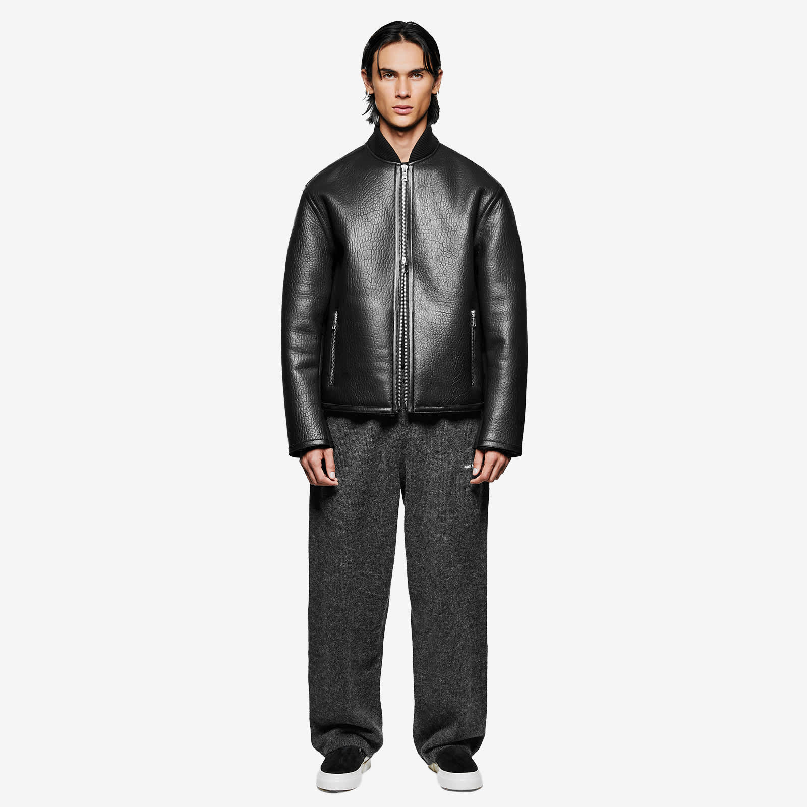 MKI Shearling Bomber Jacket