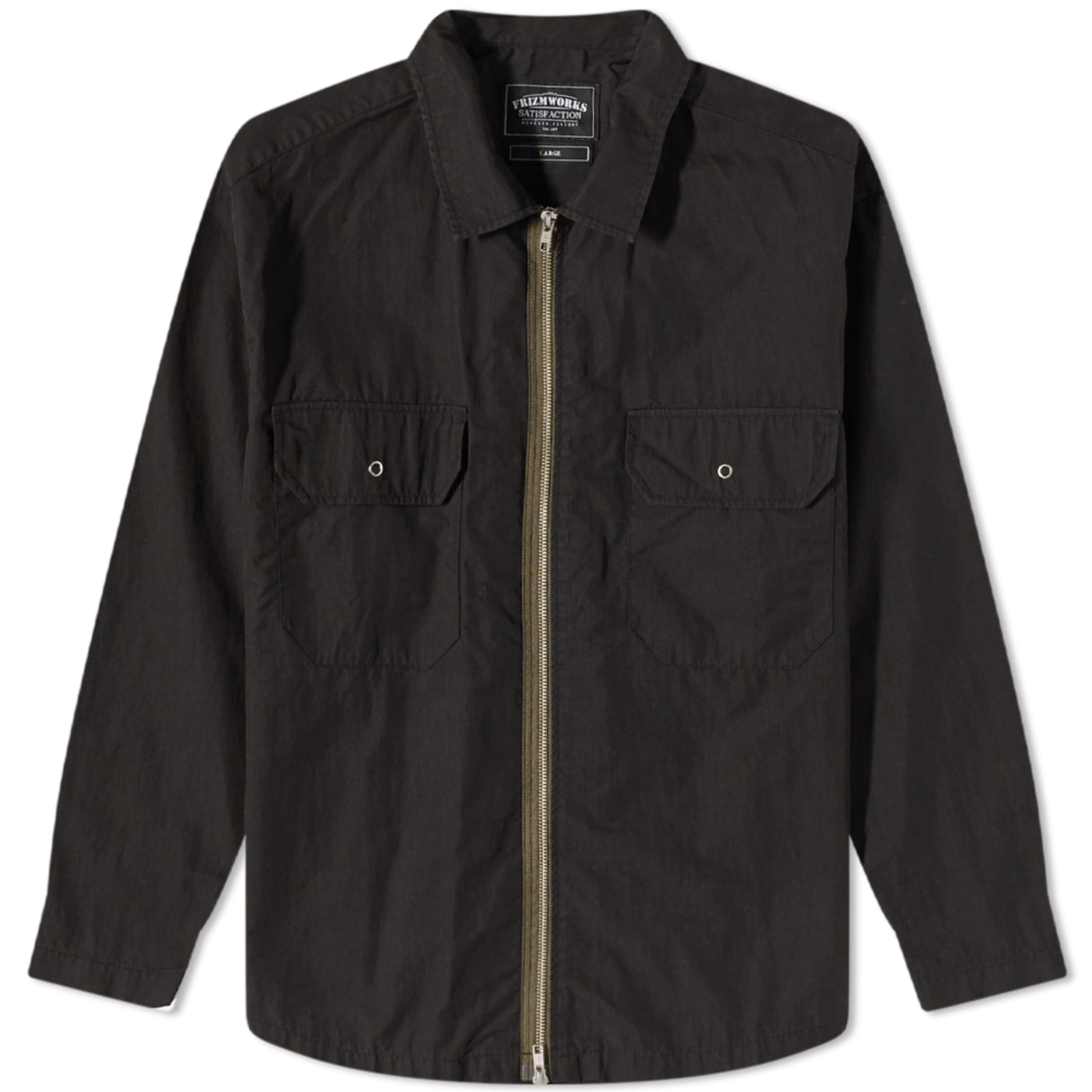 FrizmWORKS Full Zip Shirt Jacket Black END.